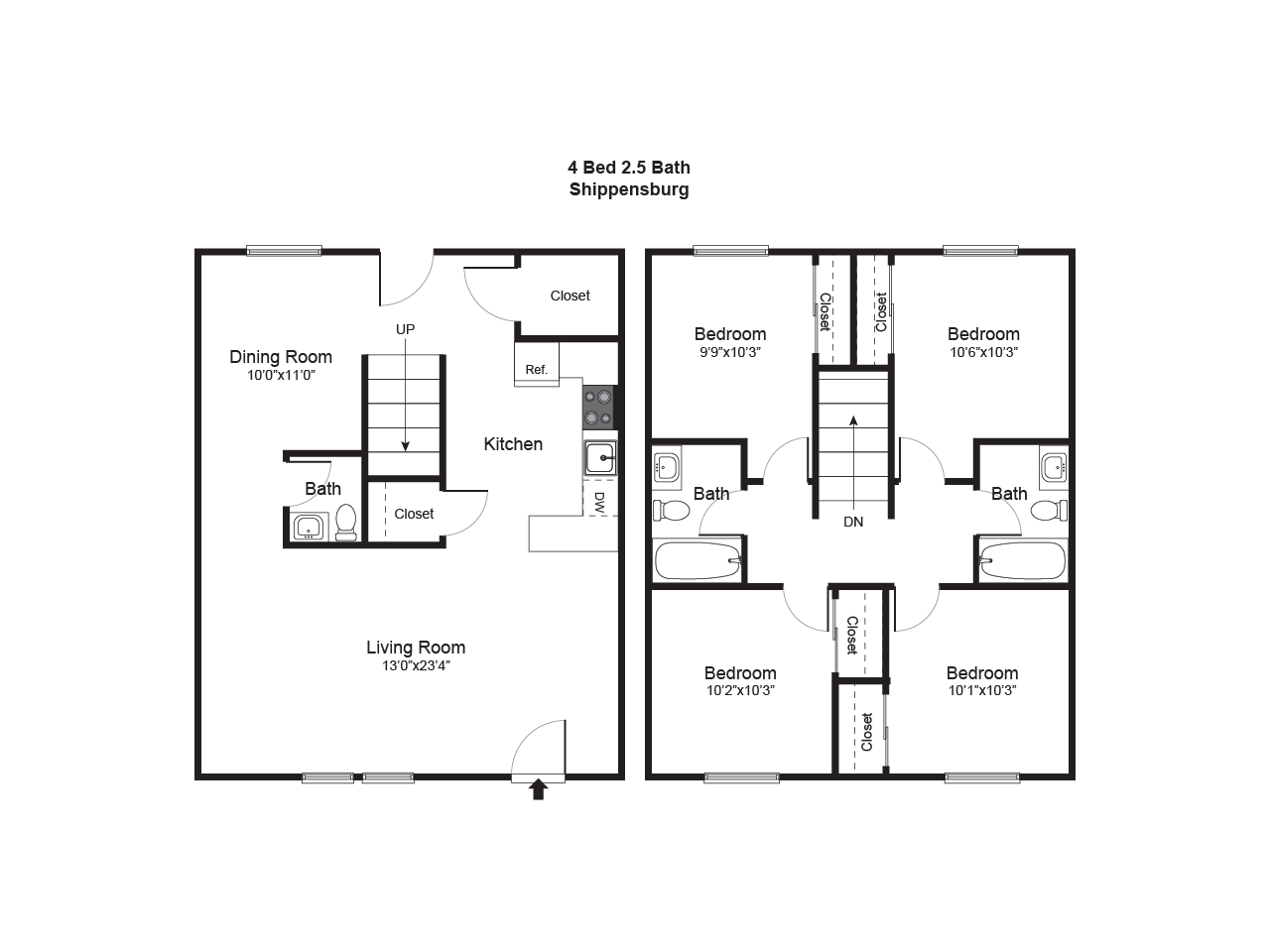 rentals-in-shippensburg-pa-shippensburg-village-floor-plans