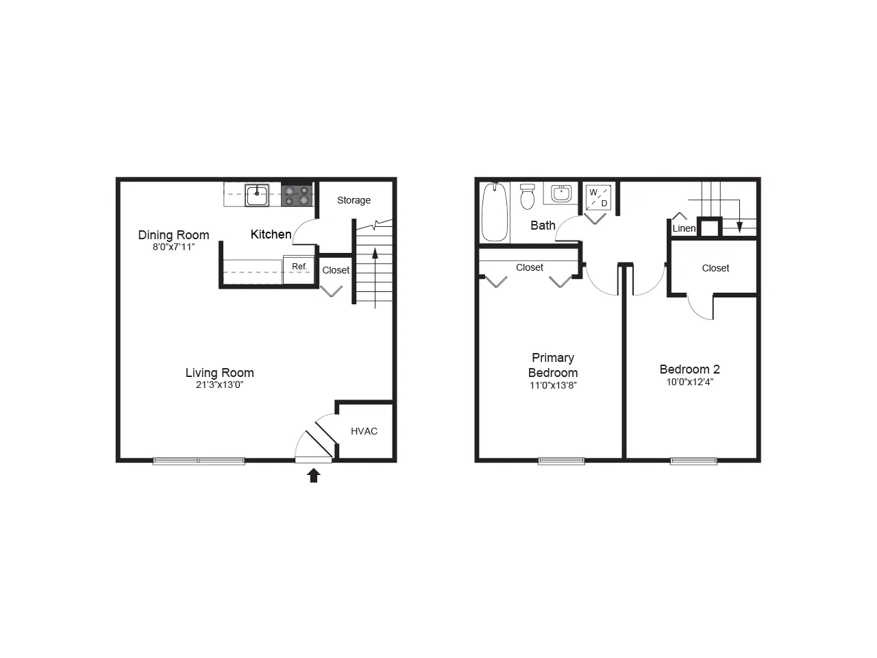 Middle River 2 Bed Townhome