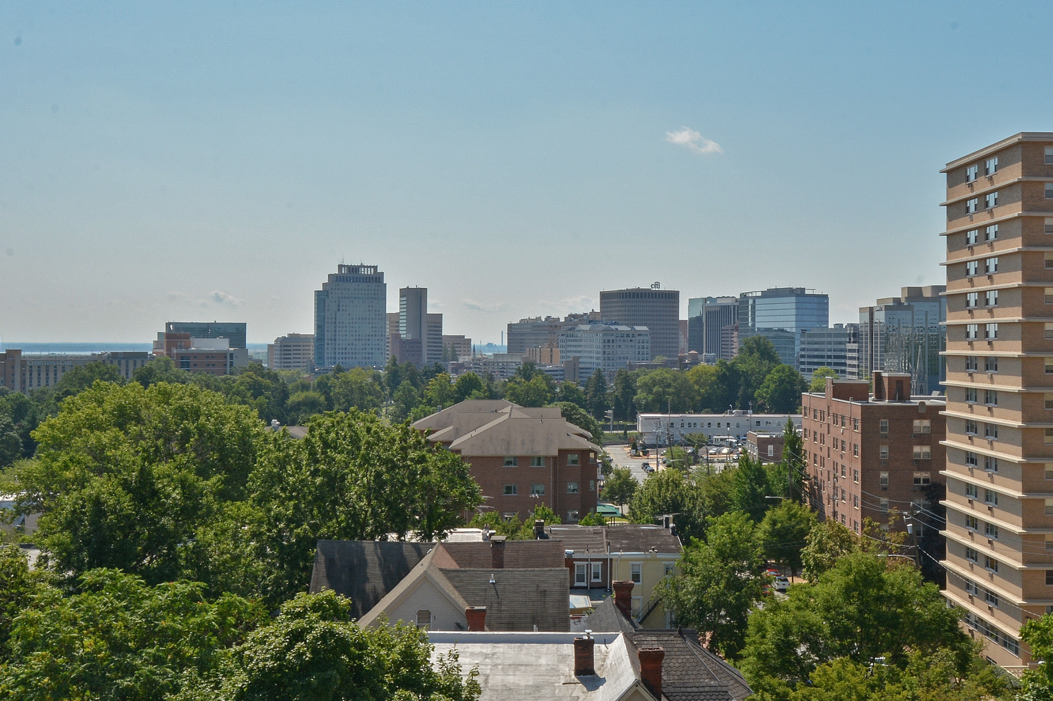 Gilpin Place Rooftop Patio with City View | Apartments Near Wilmington DE