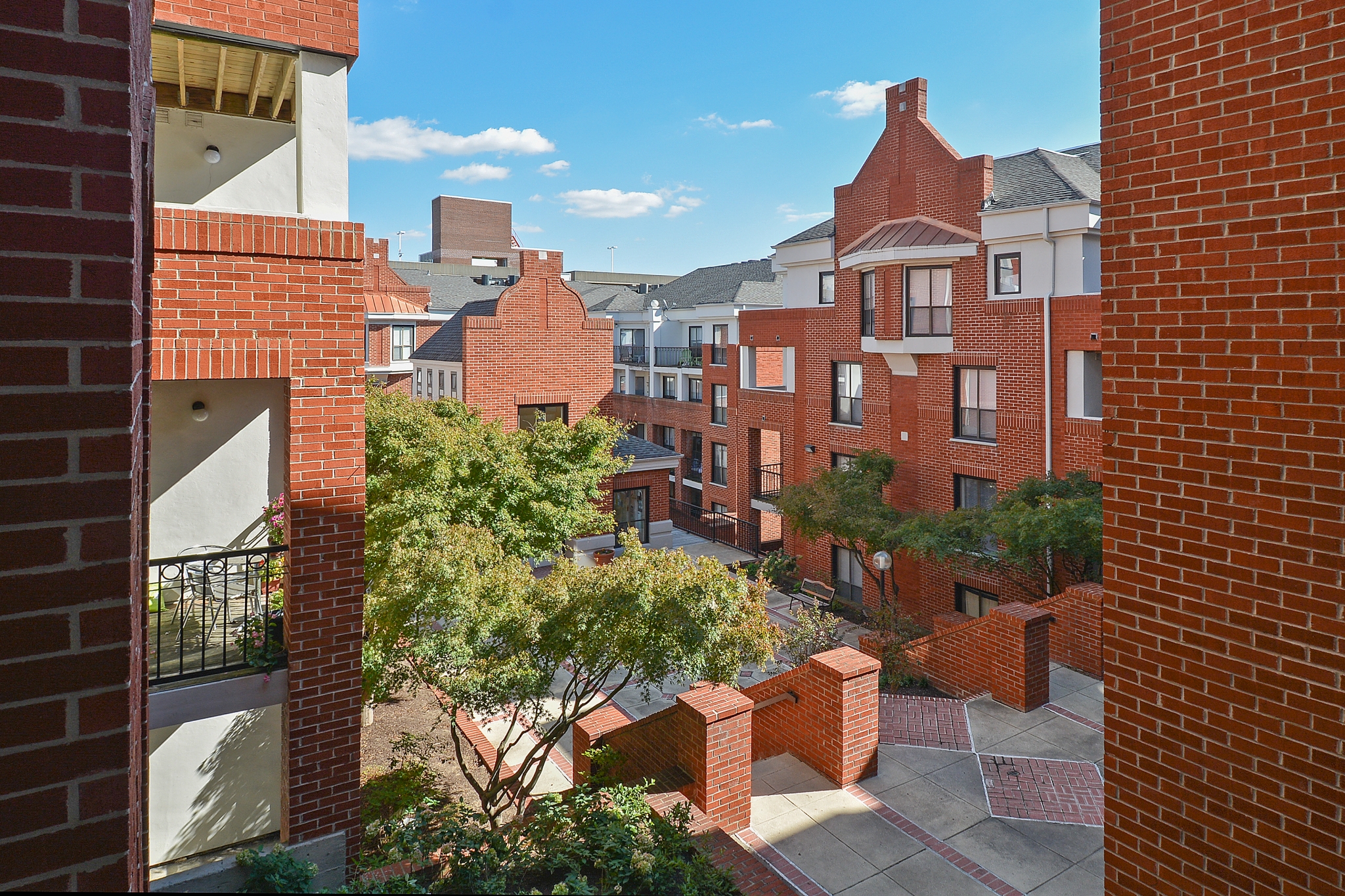 Waterloo Place Exterior With Trees | Apartment Rentals Baltimore MD