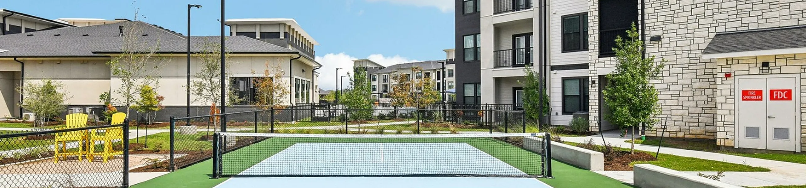 Pickleball court