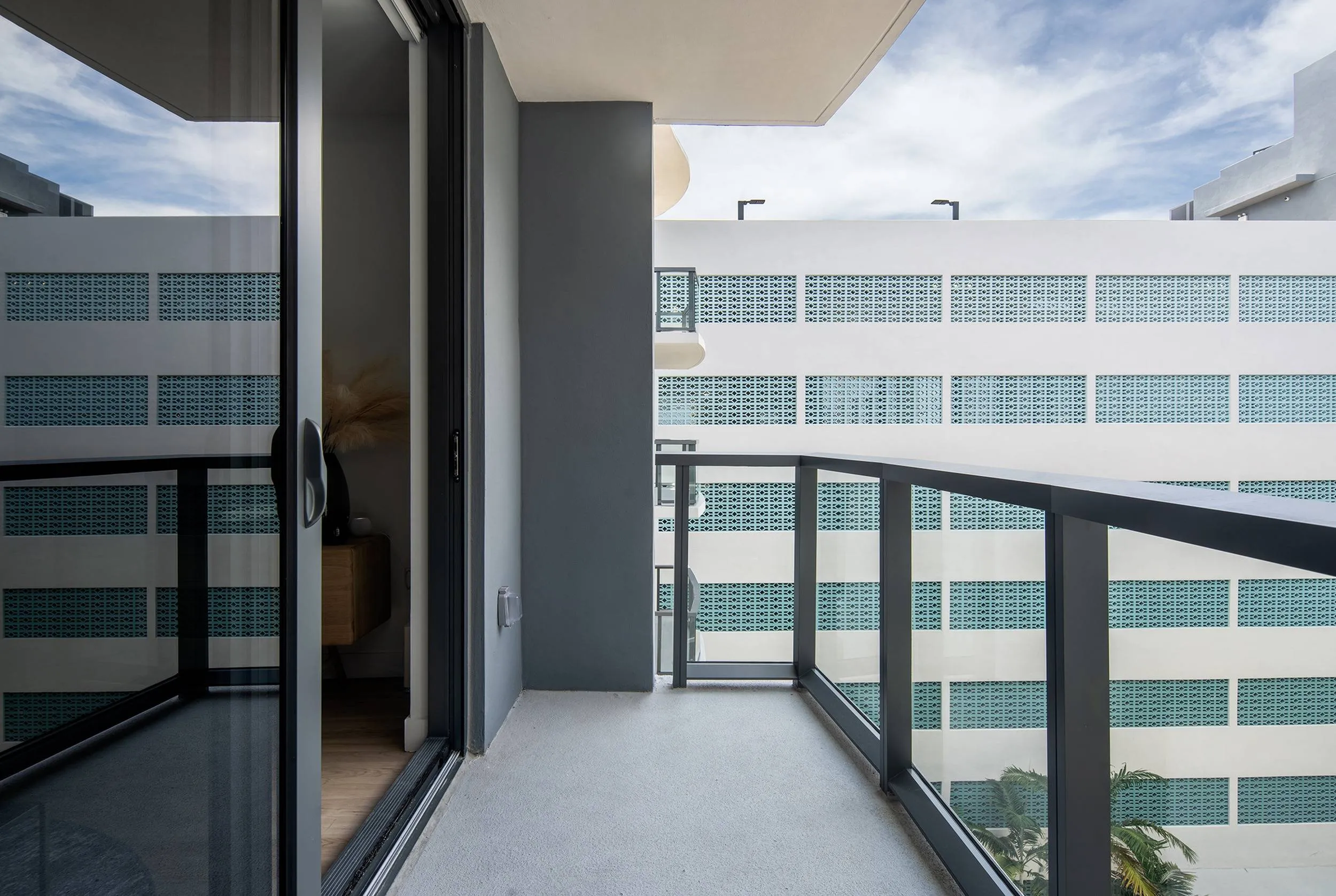 Spacious private patio
