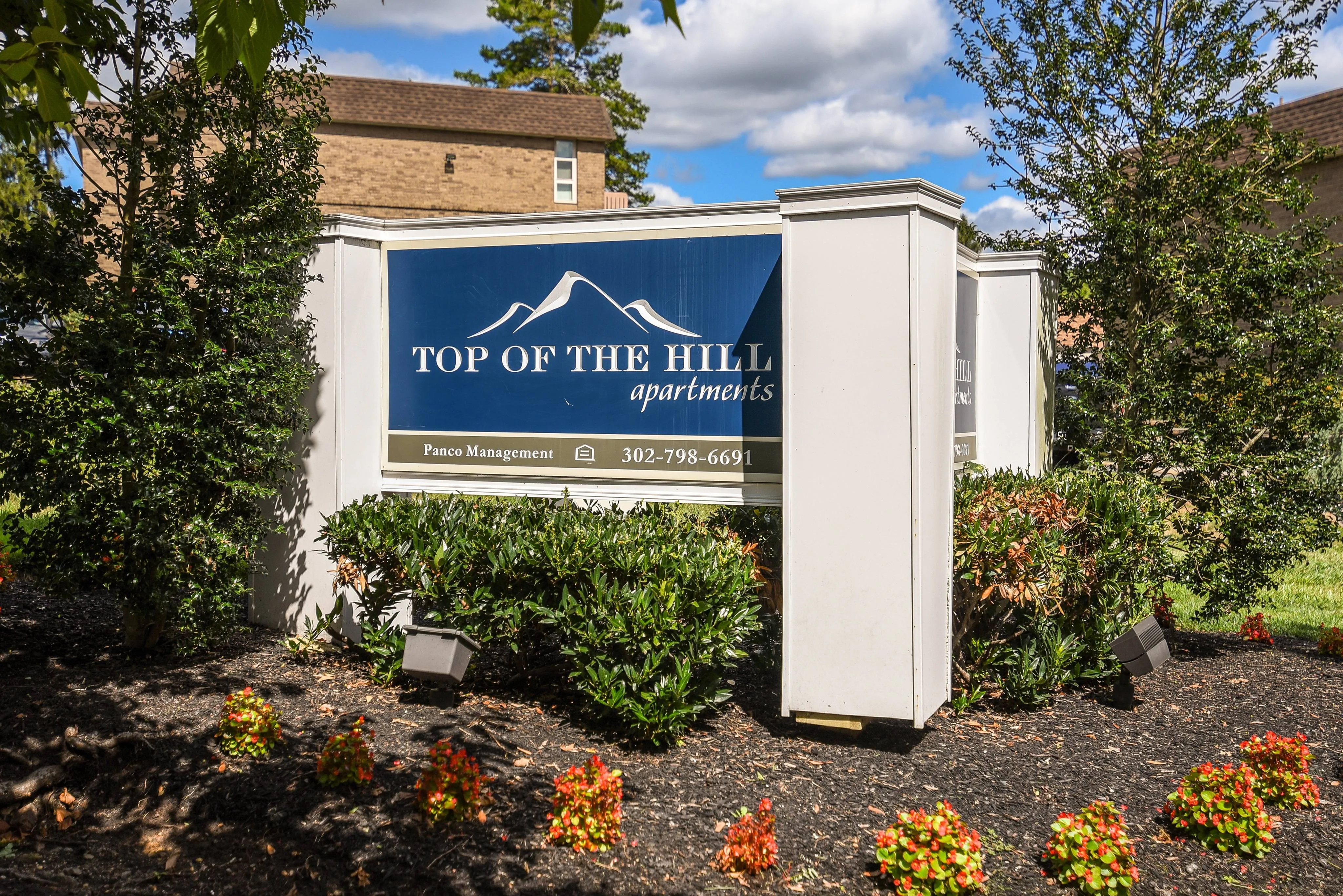 Apartment Entrance Sign
