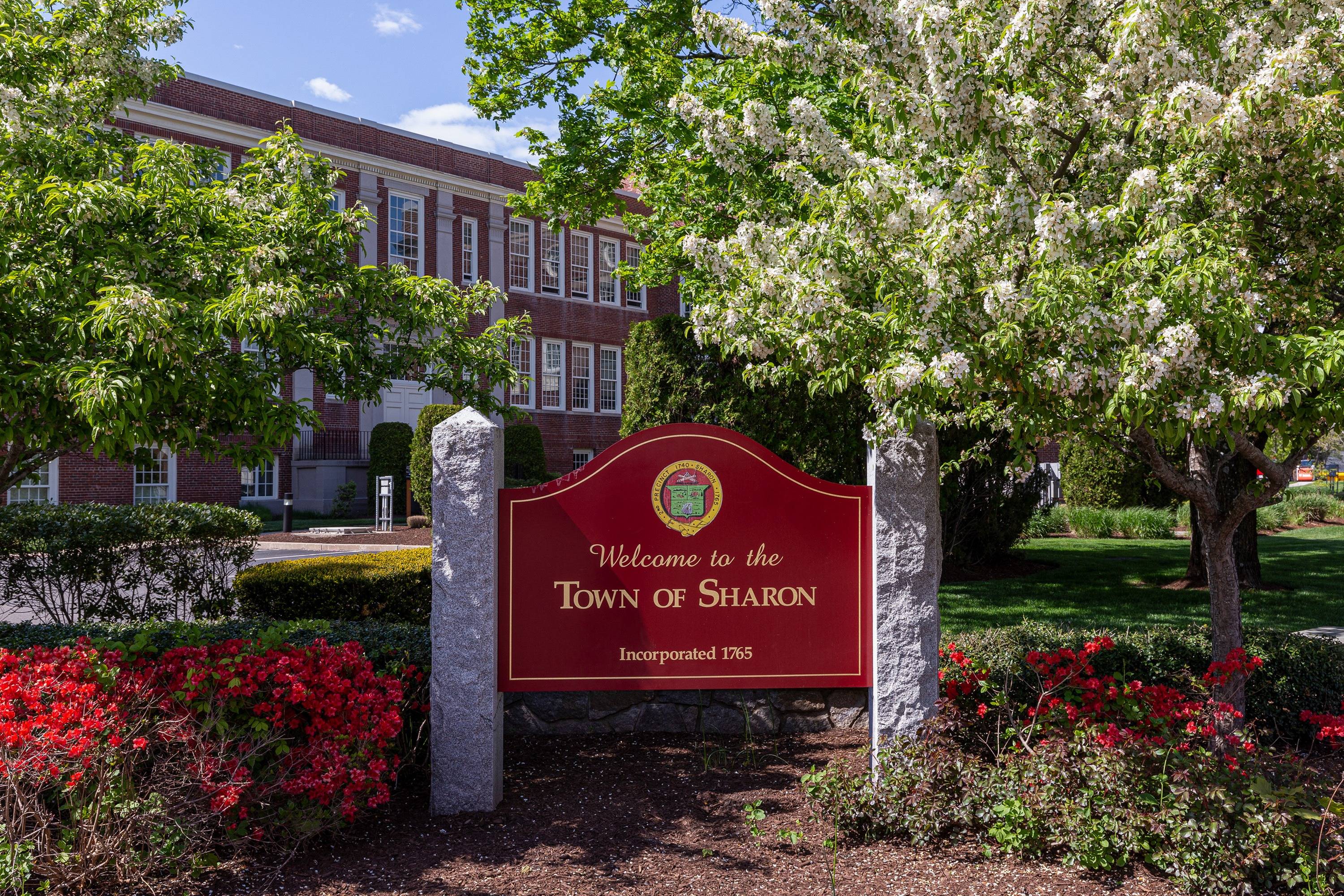 Sharon Entrance Sign