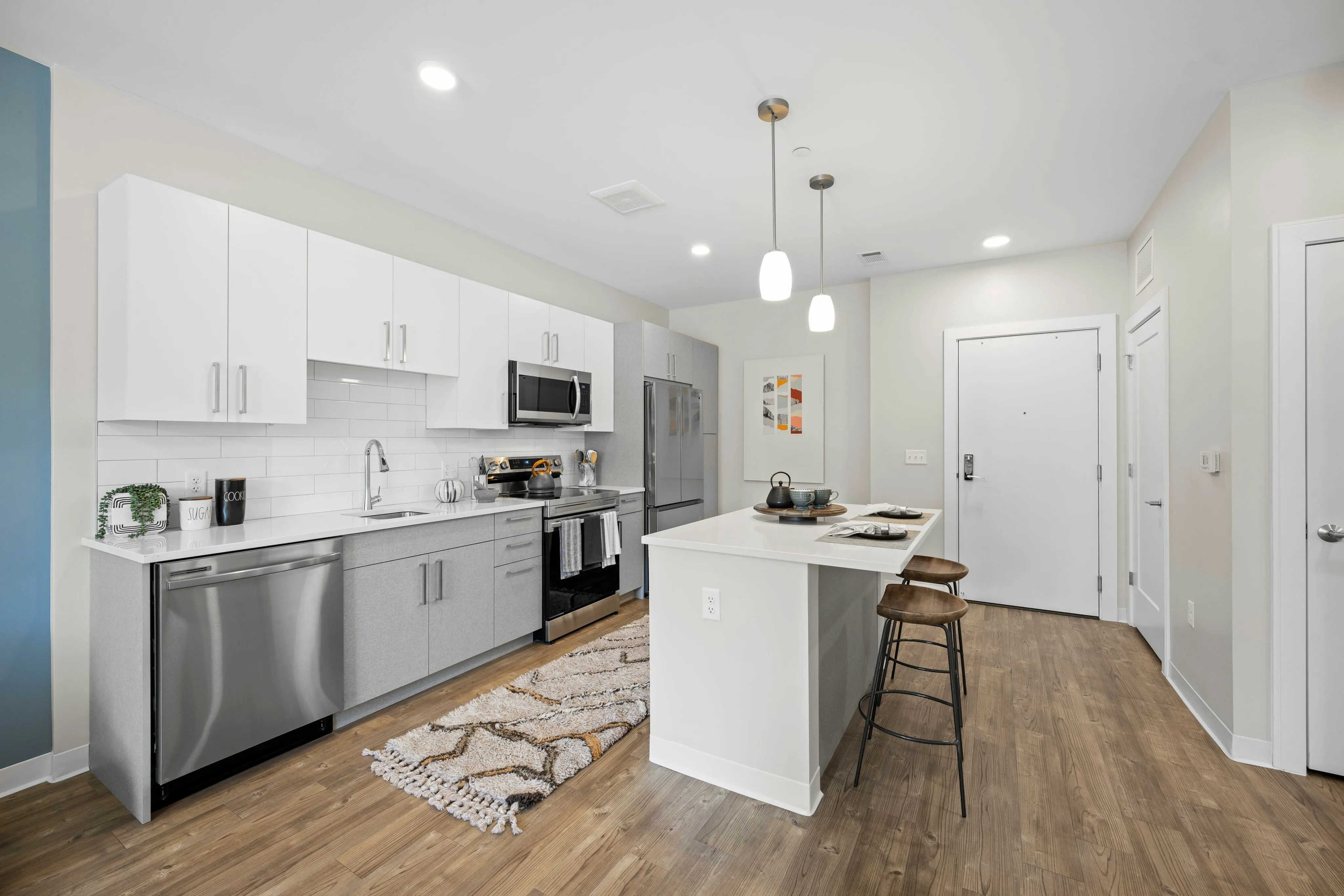 Model Kitchen at The Point at Merrimack Valley in Methuen, MA
