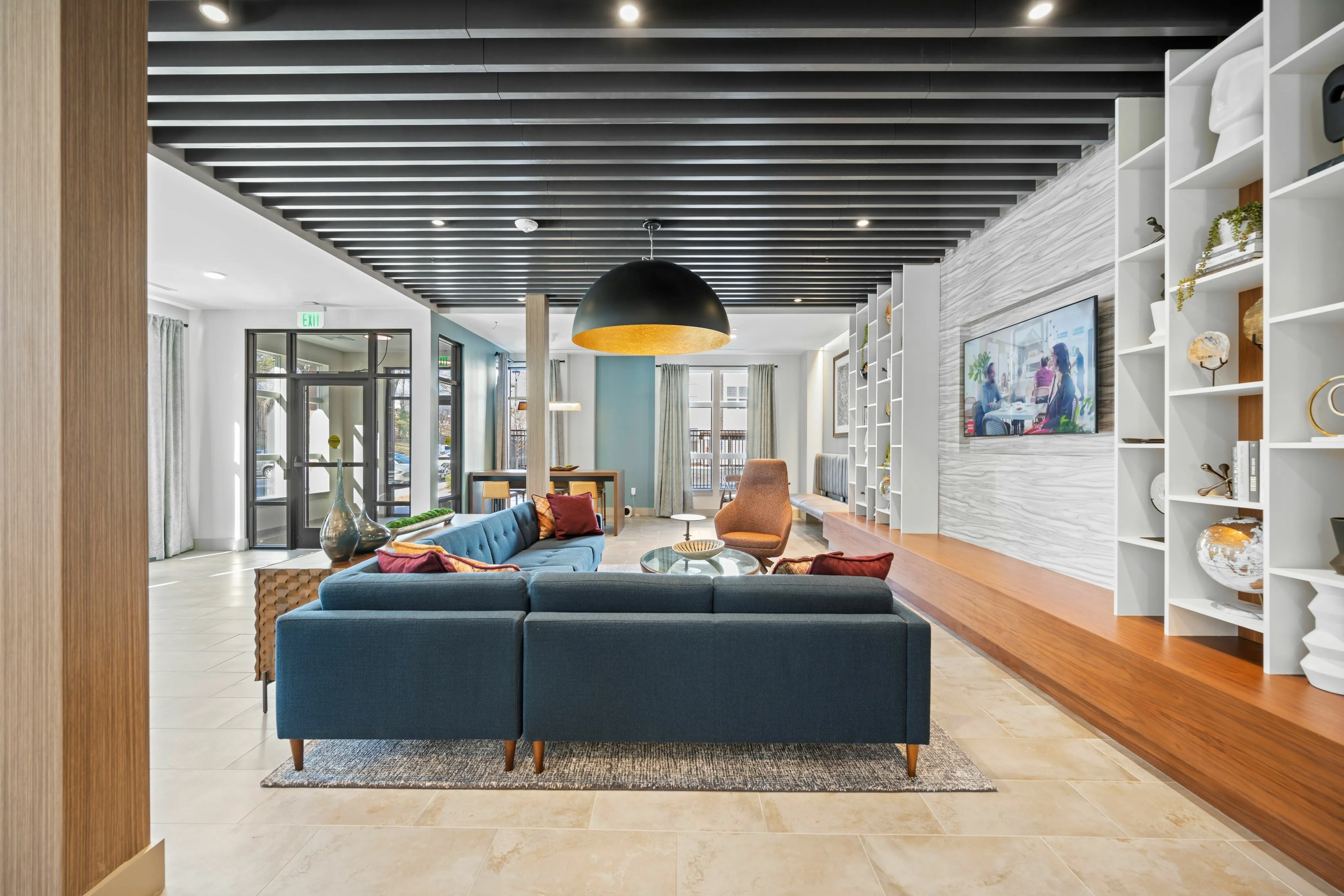 Clubroom at The Point at Merrimack Valley in Methuen, MA