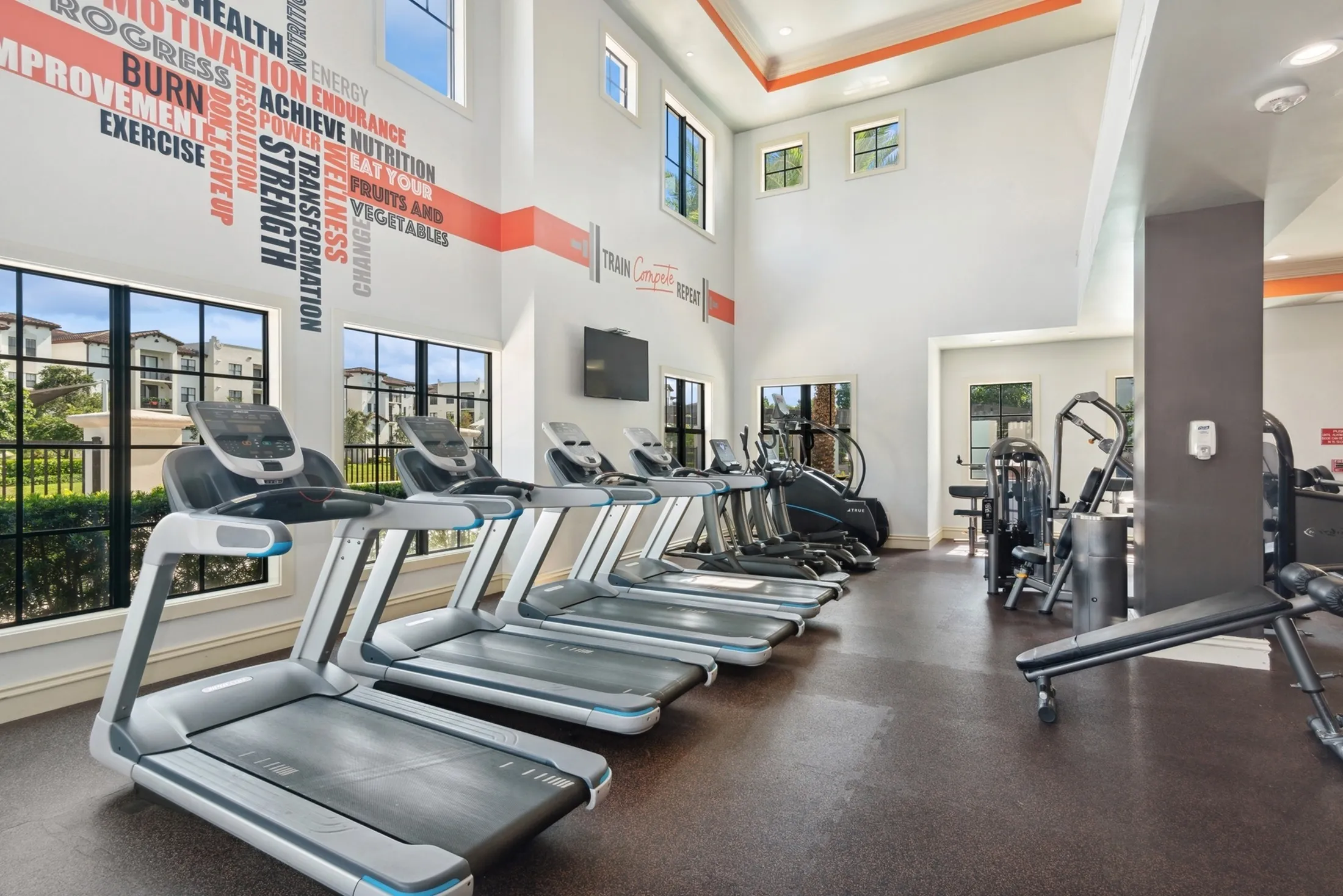 Two-story state-of-the-art fitness center
