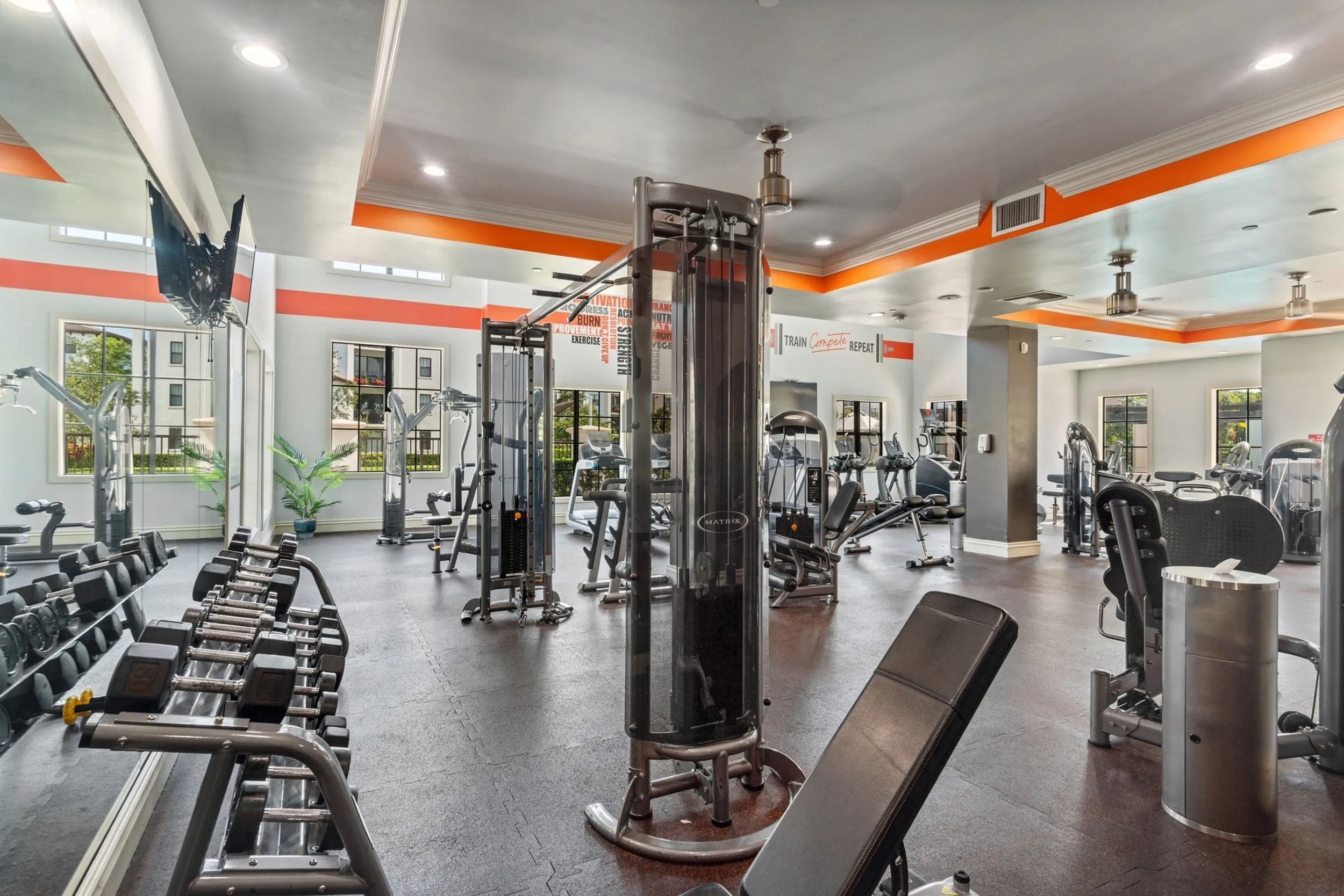 Two-story state-of-the-art fitness center