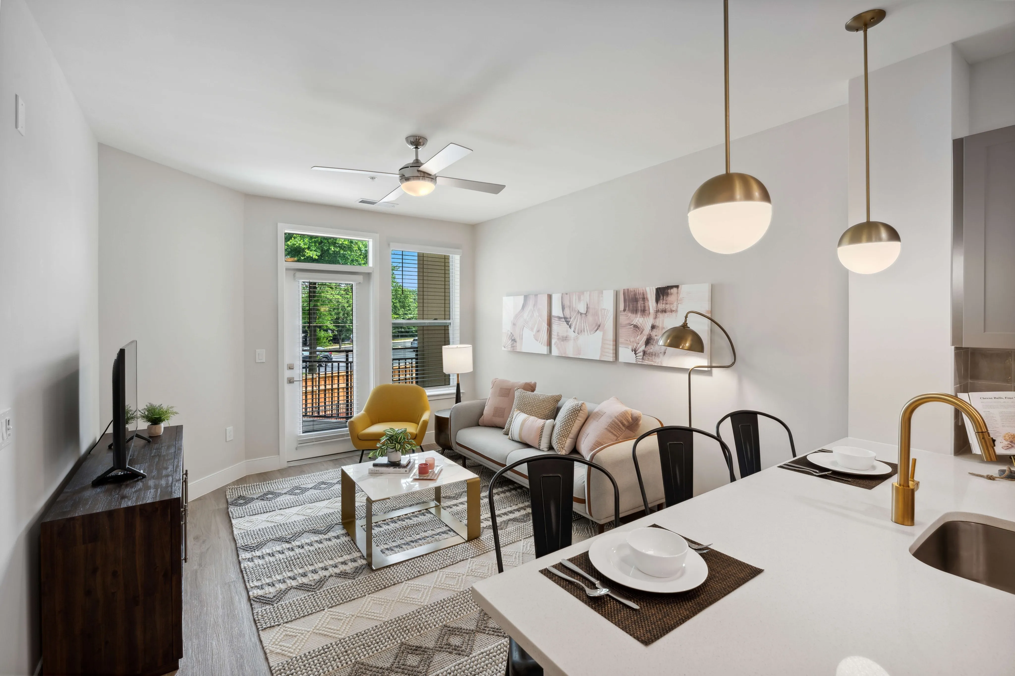 Model Living Area