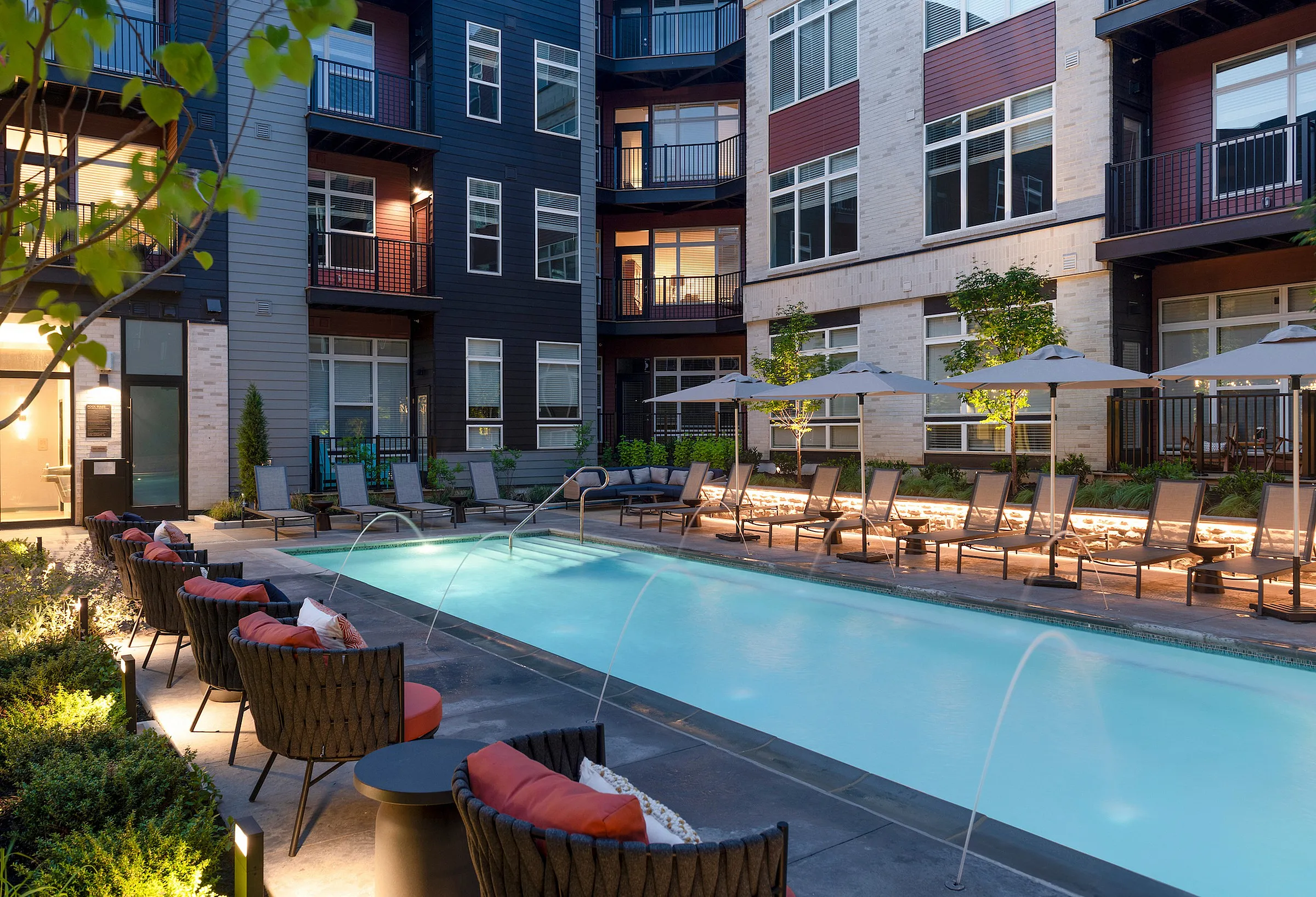 Luxury Pool and Lounge Deck