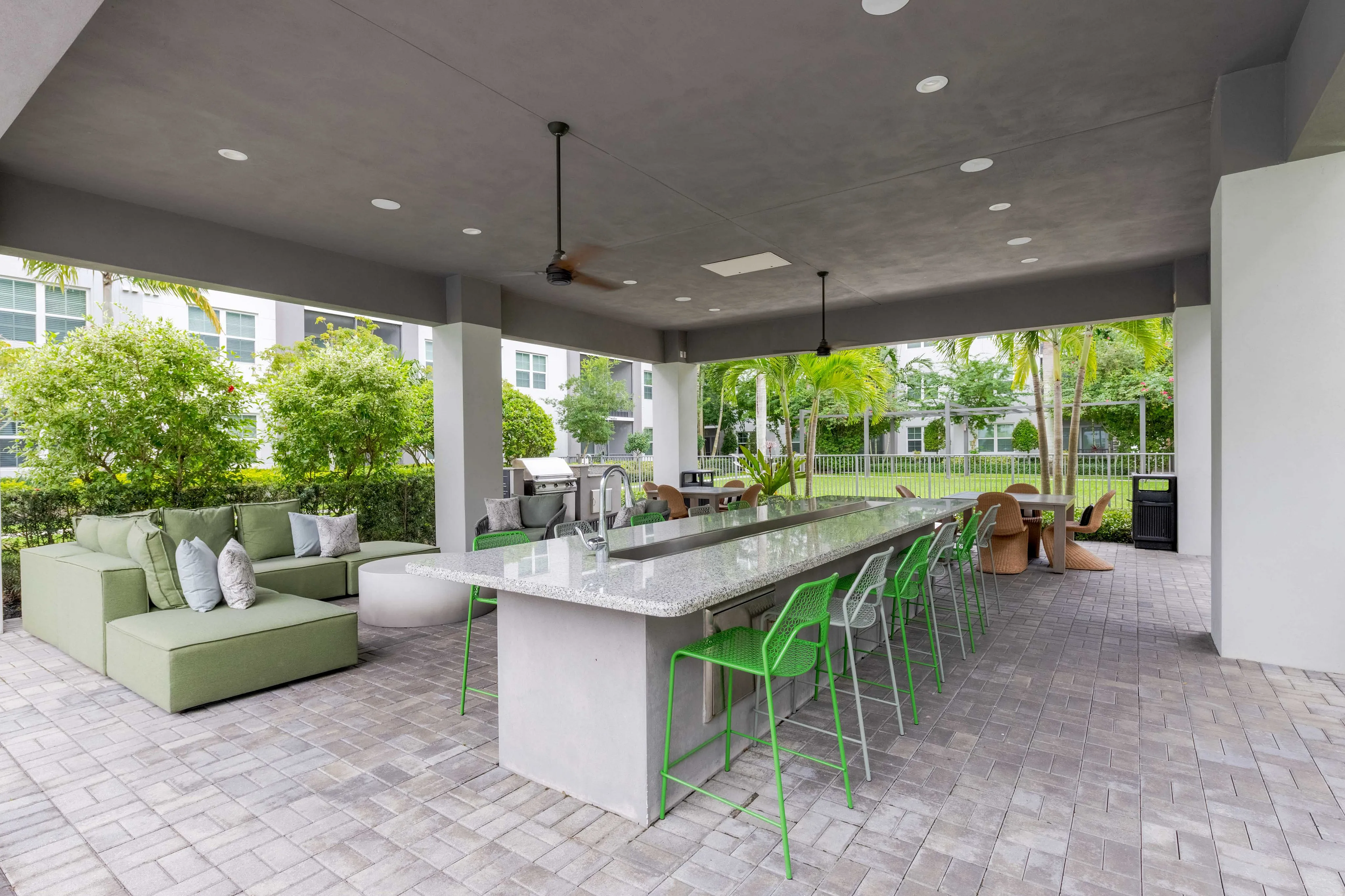 Outdoor Grilling Lounge