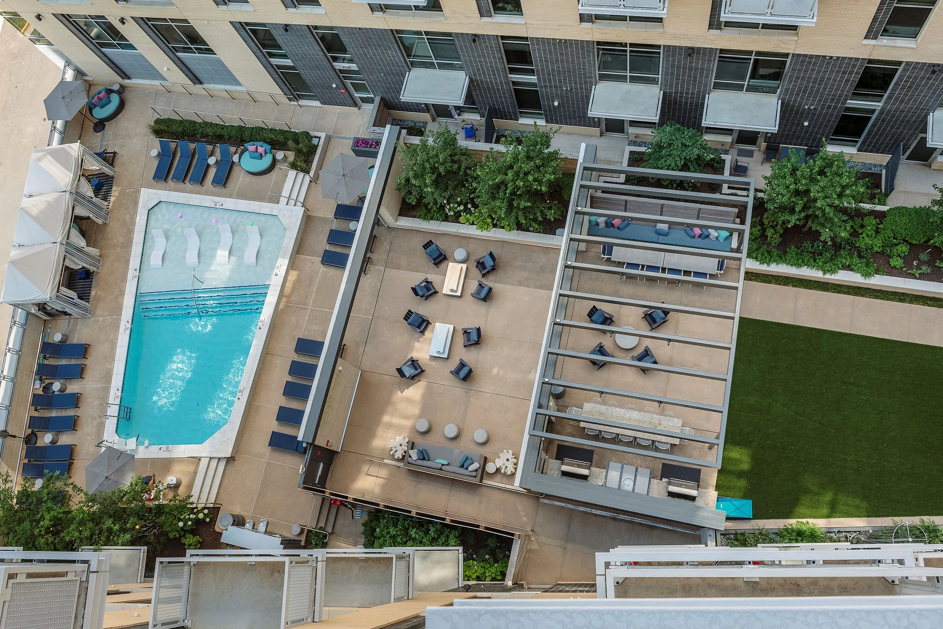 Resort style pool