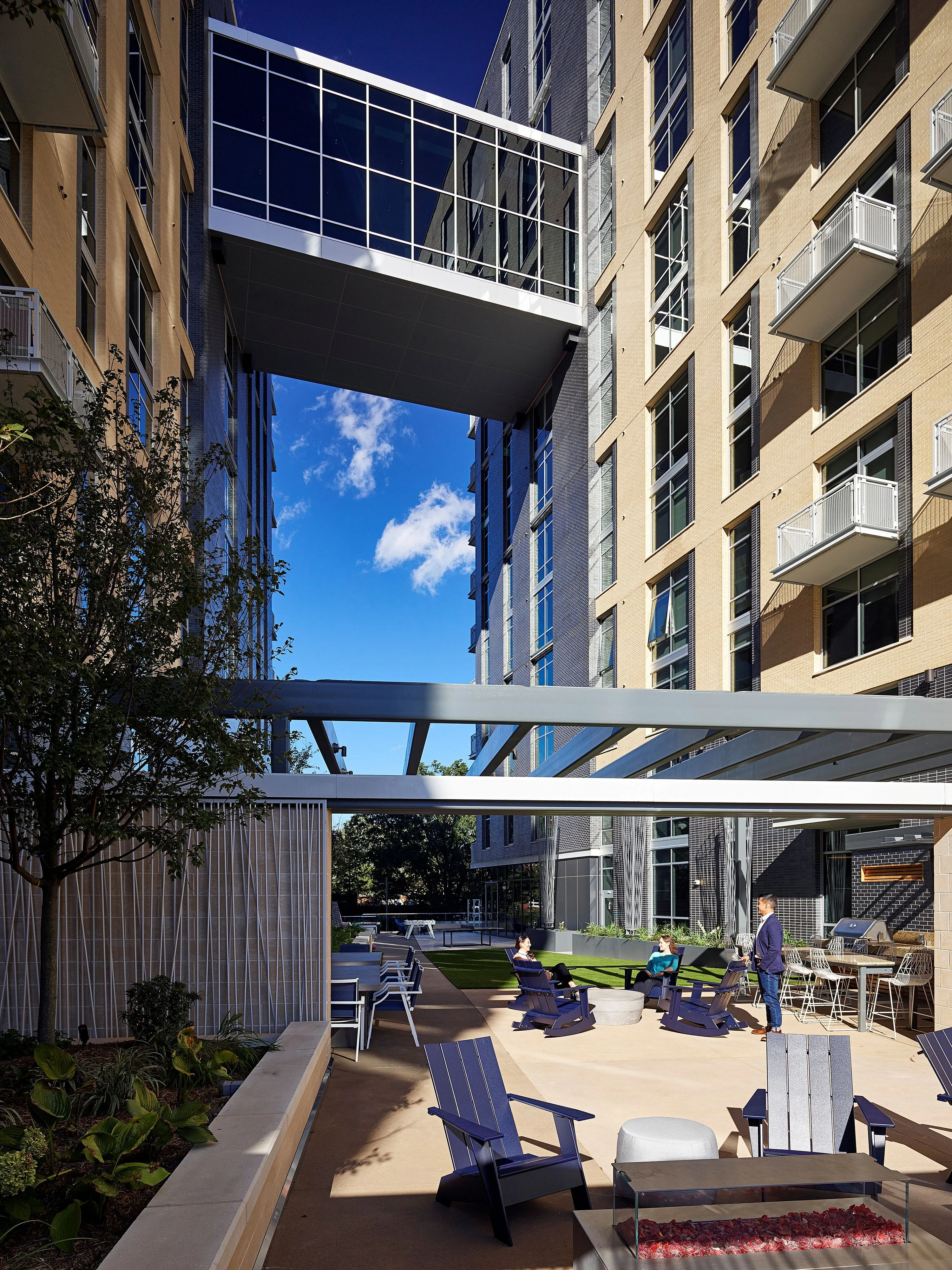 Exterior or sky bridge