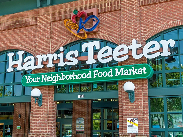 Grocery store and pharmacy.