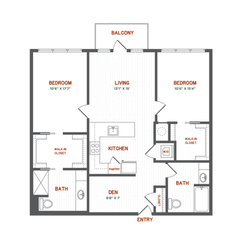 C2 | 2 Bed Apartment | The Point at Green District