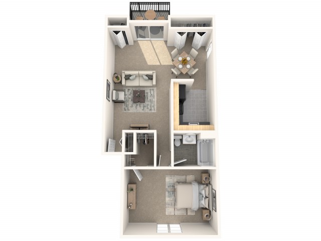 1 Bedroom, 1 Bath