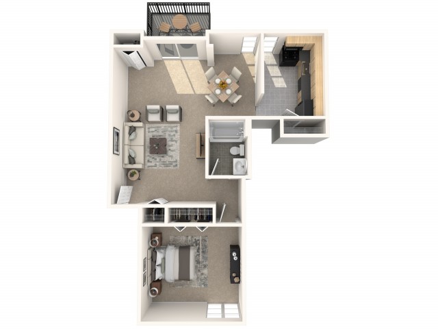 1 Bedroom, 1 Bath