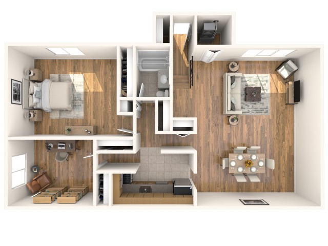 1 Bedroom, 1 Bath