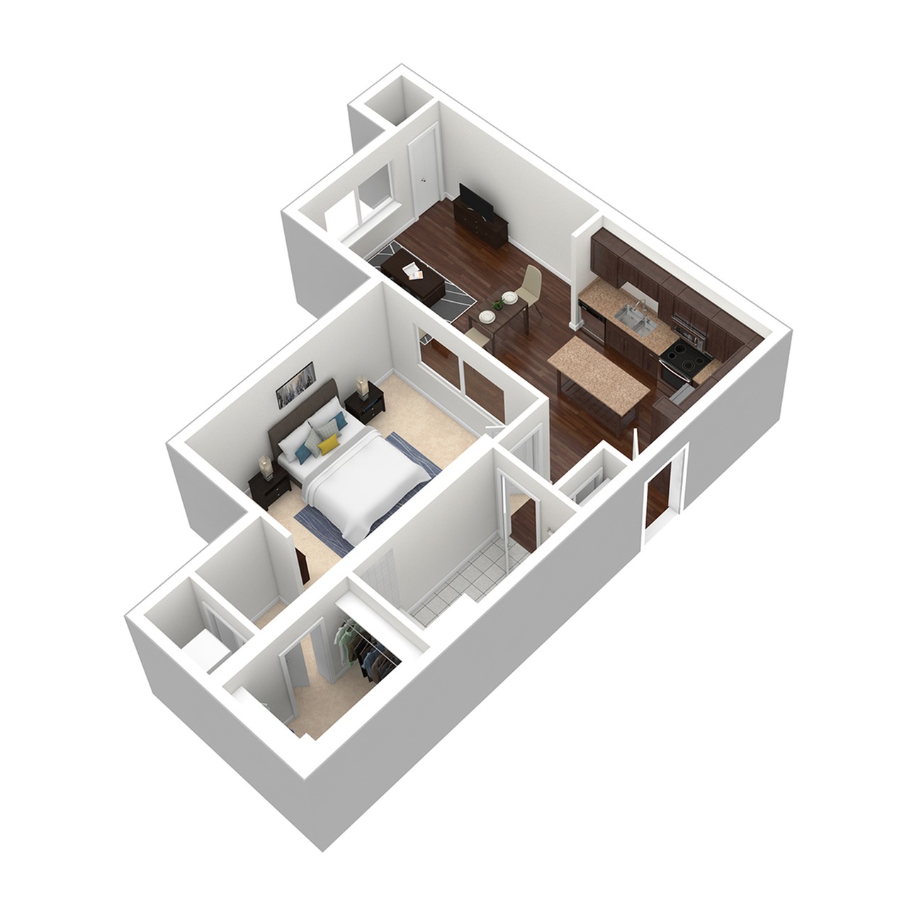 1 bedroom 1 bath