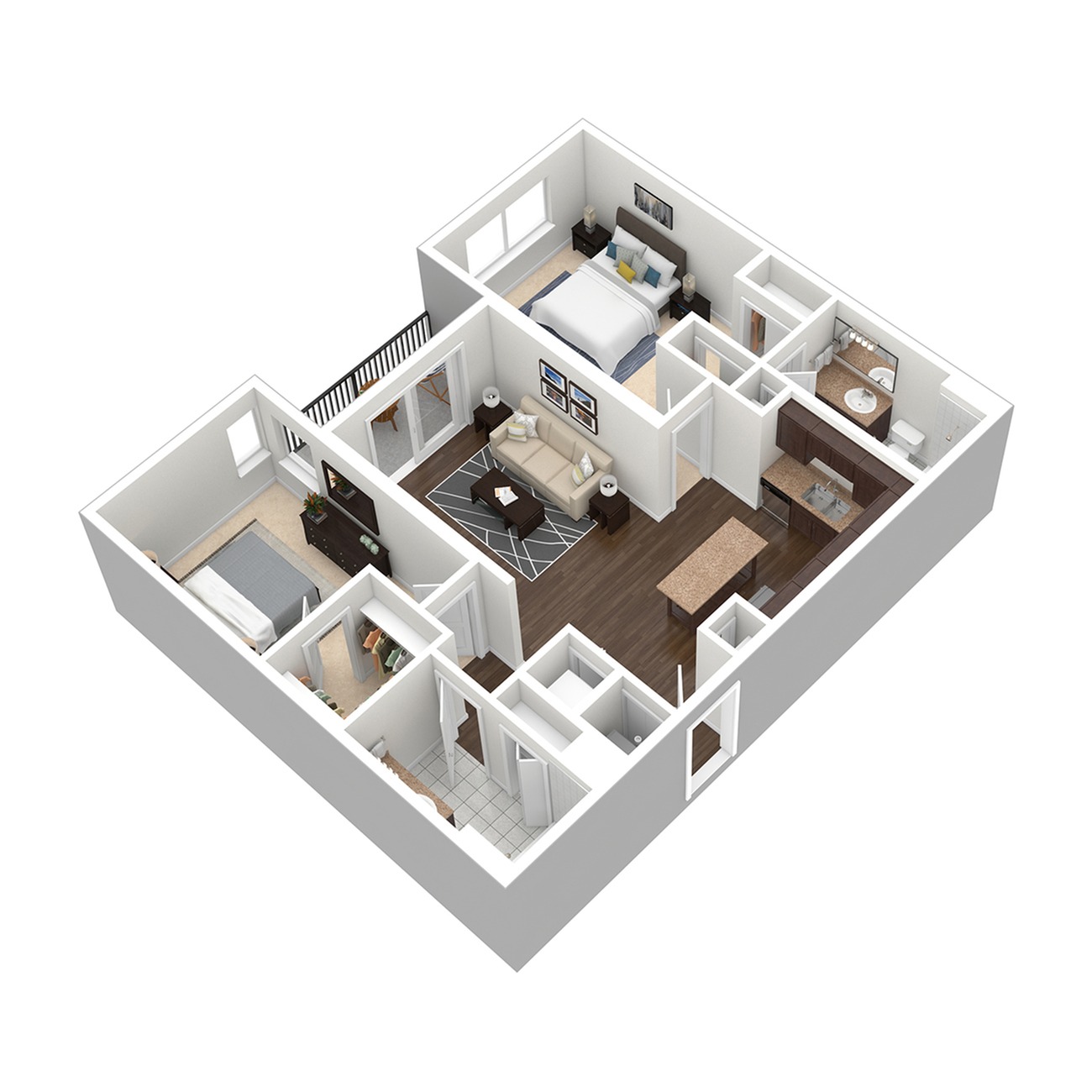 2 bedroom 2 bath