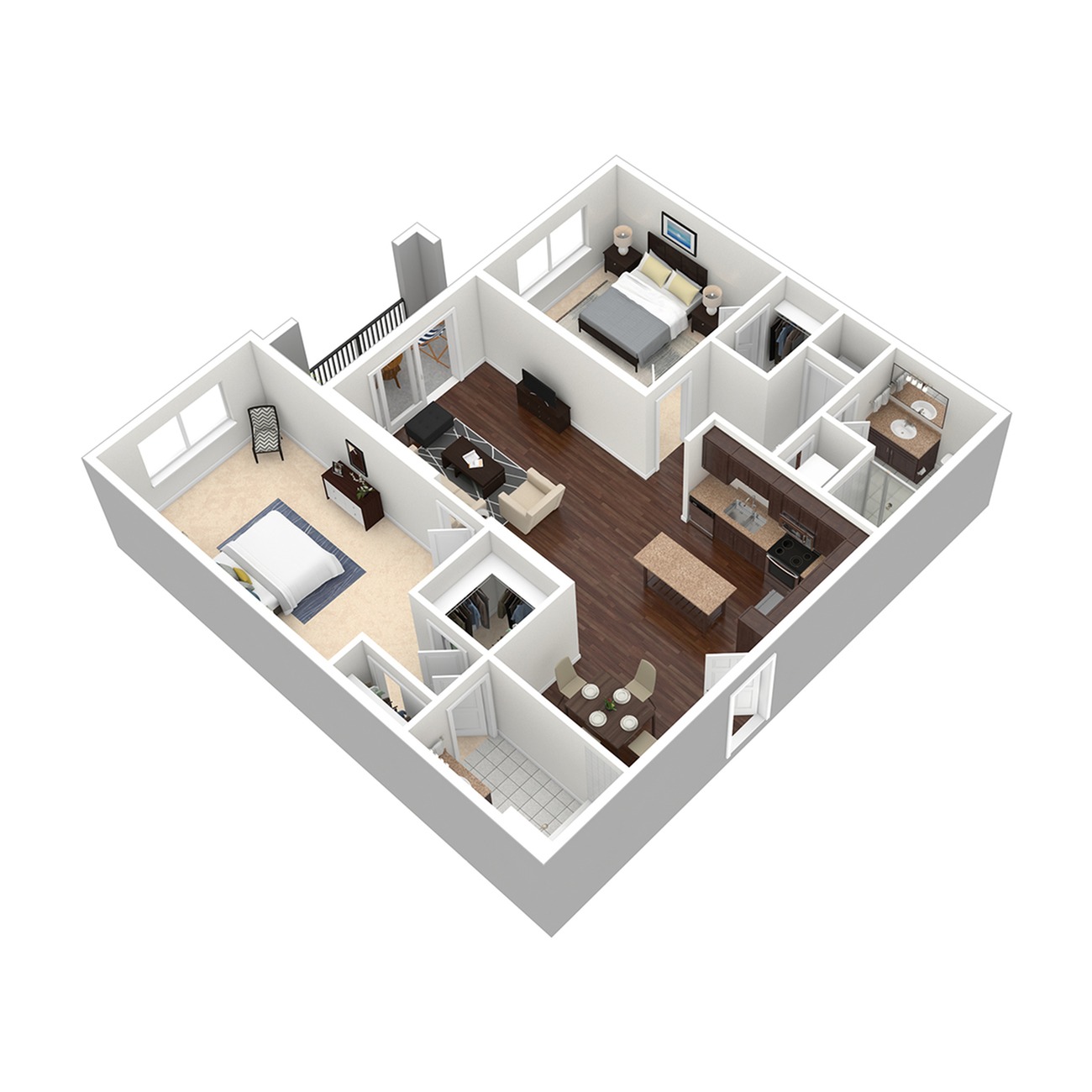 2 bedroom 2 bath