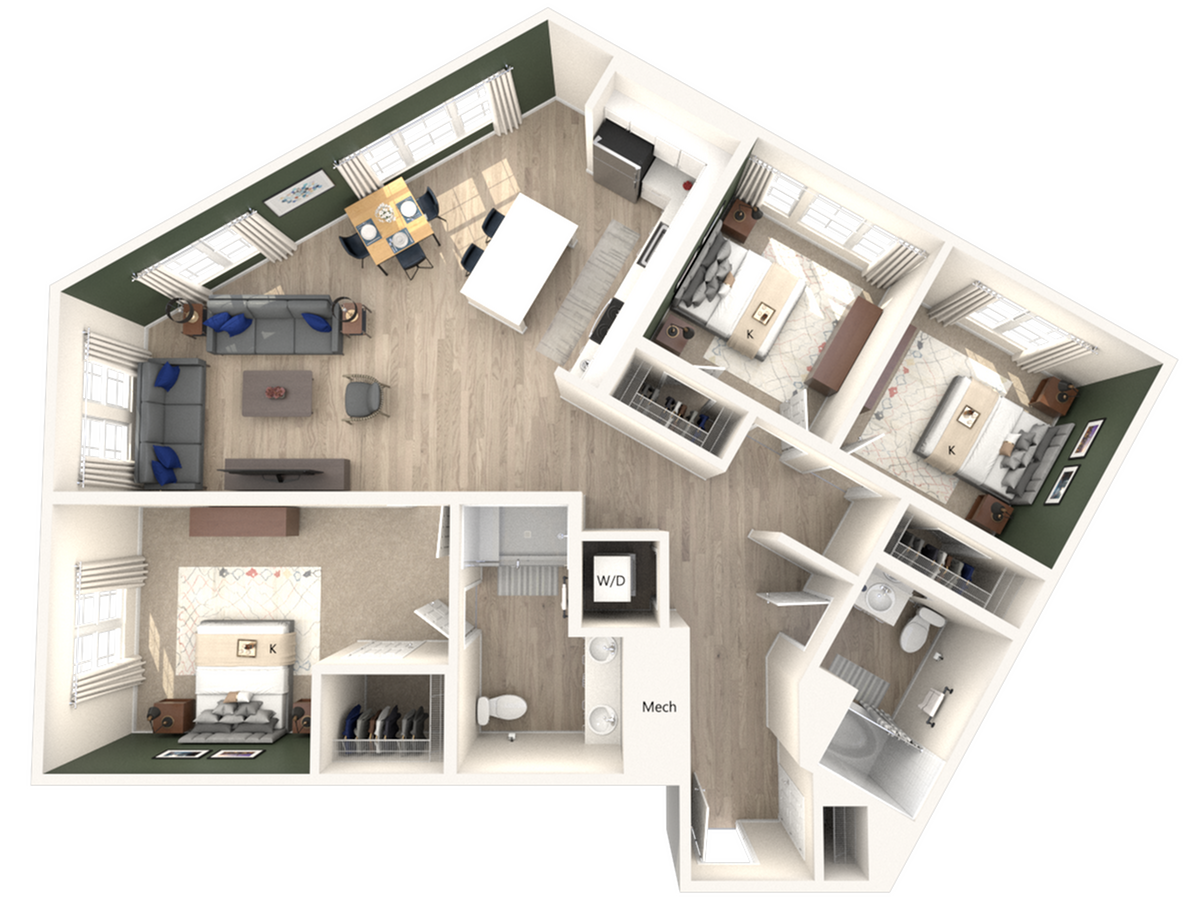 3 Bedroom 2 Bathroom