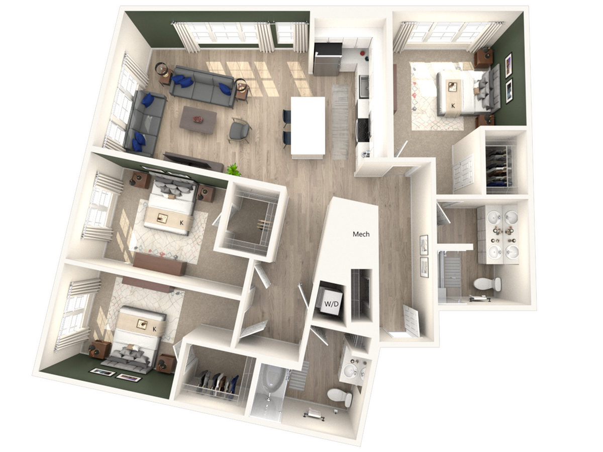 3 Bedroom 2 Bathroom