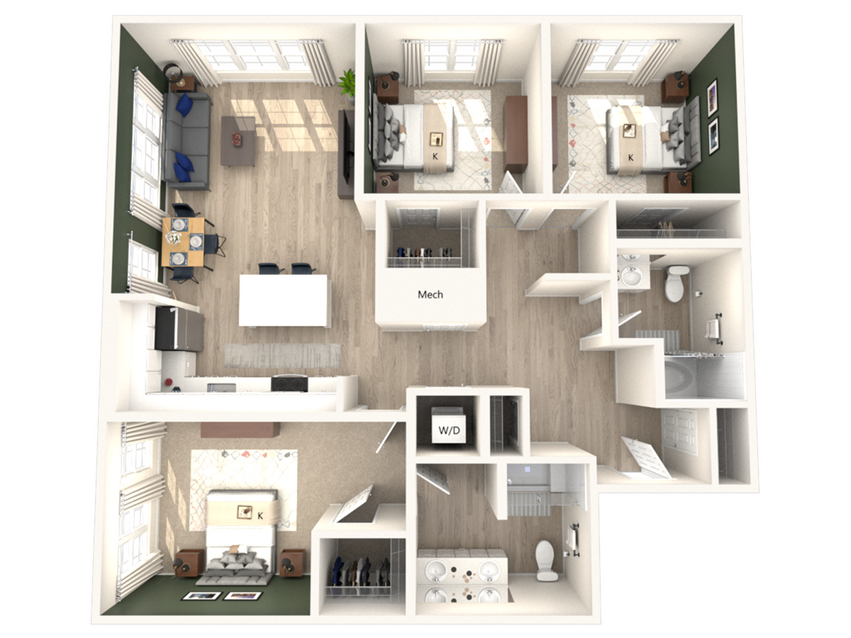 3 Bedroom 2 Bathroom