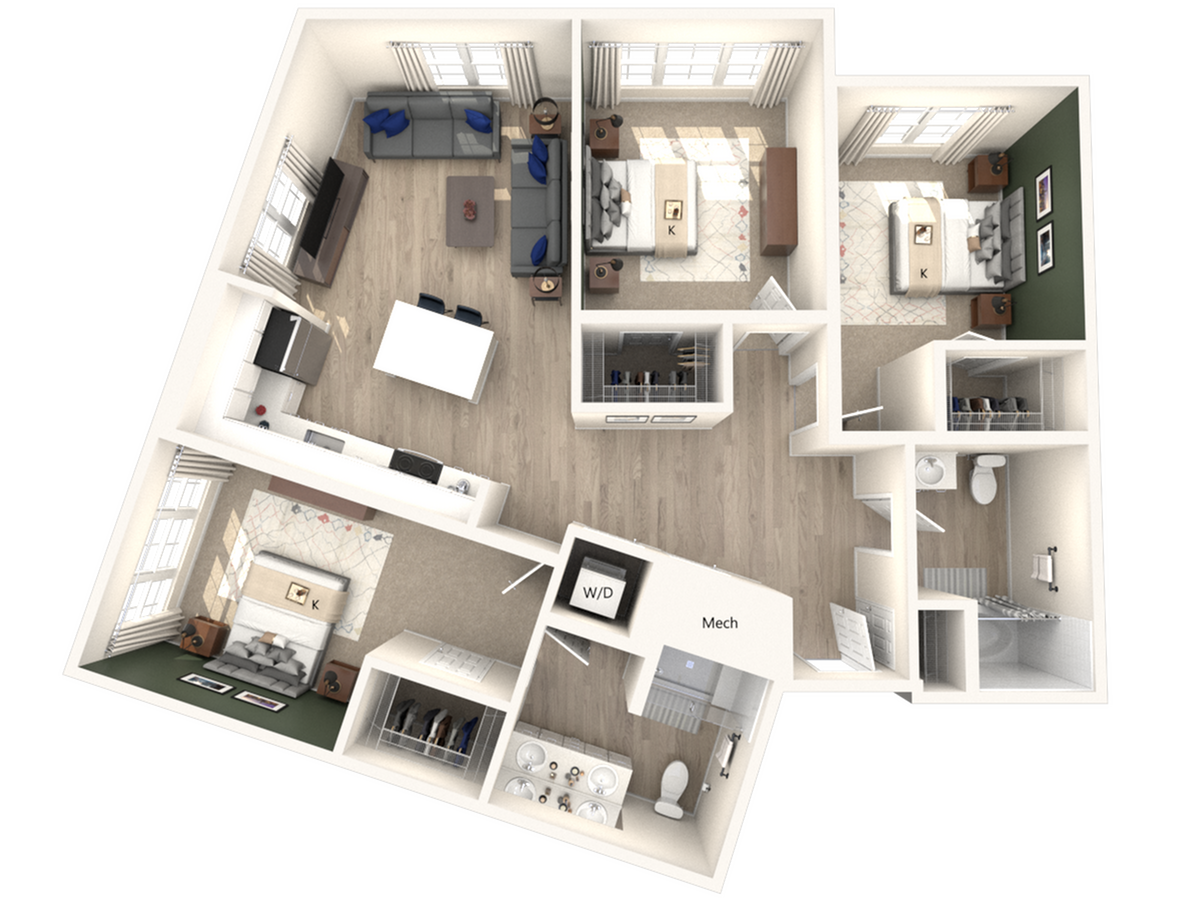 3 Bedroom 2 Bathroom