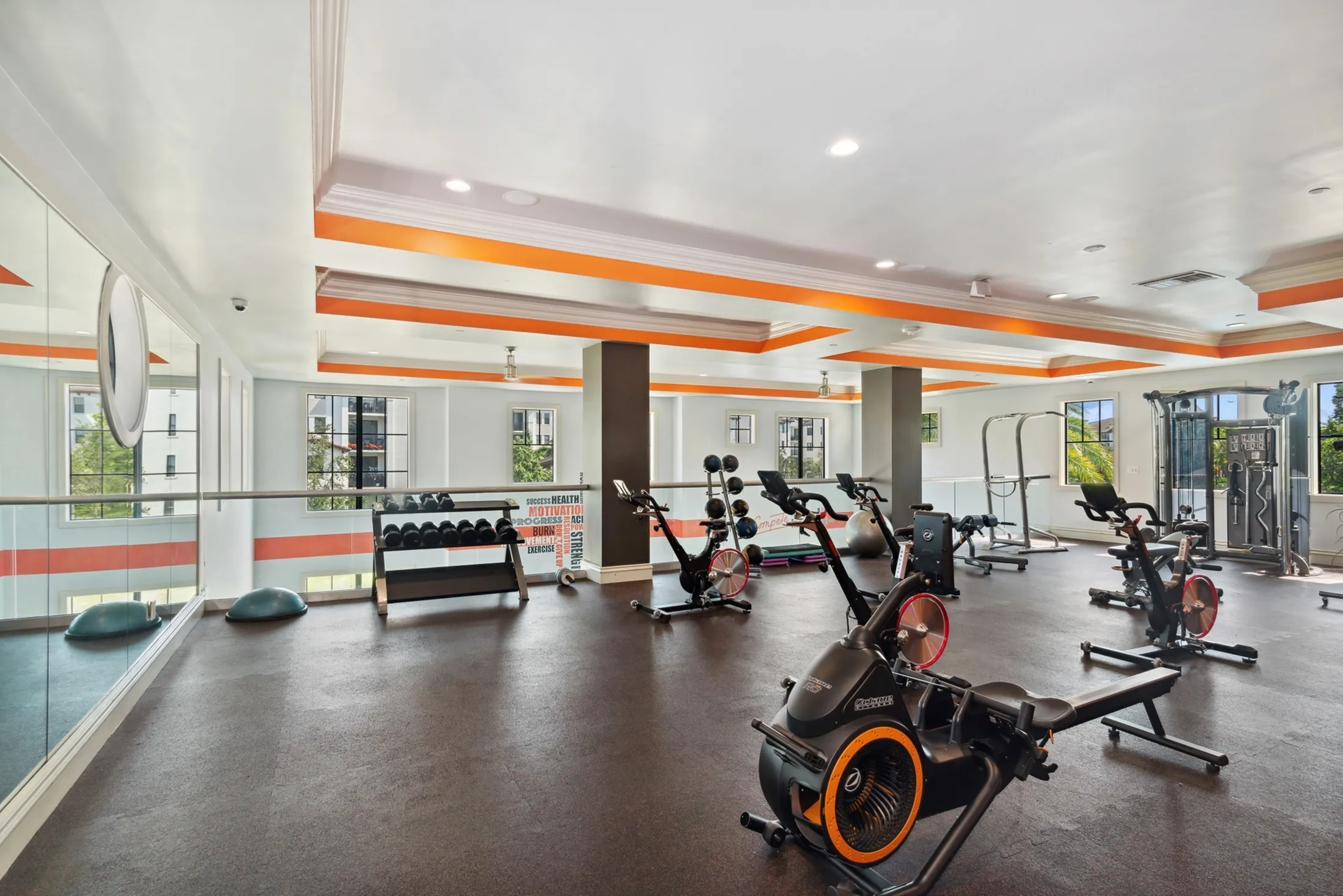 Two-story state-of-the-art fitness center