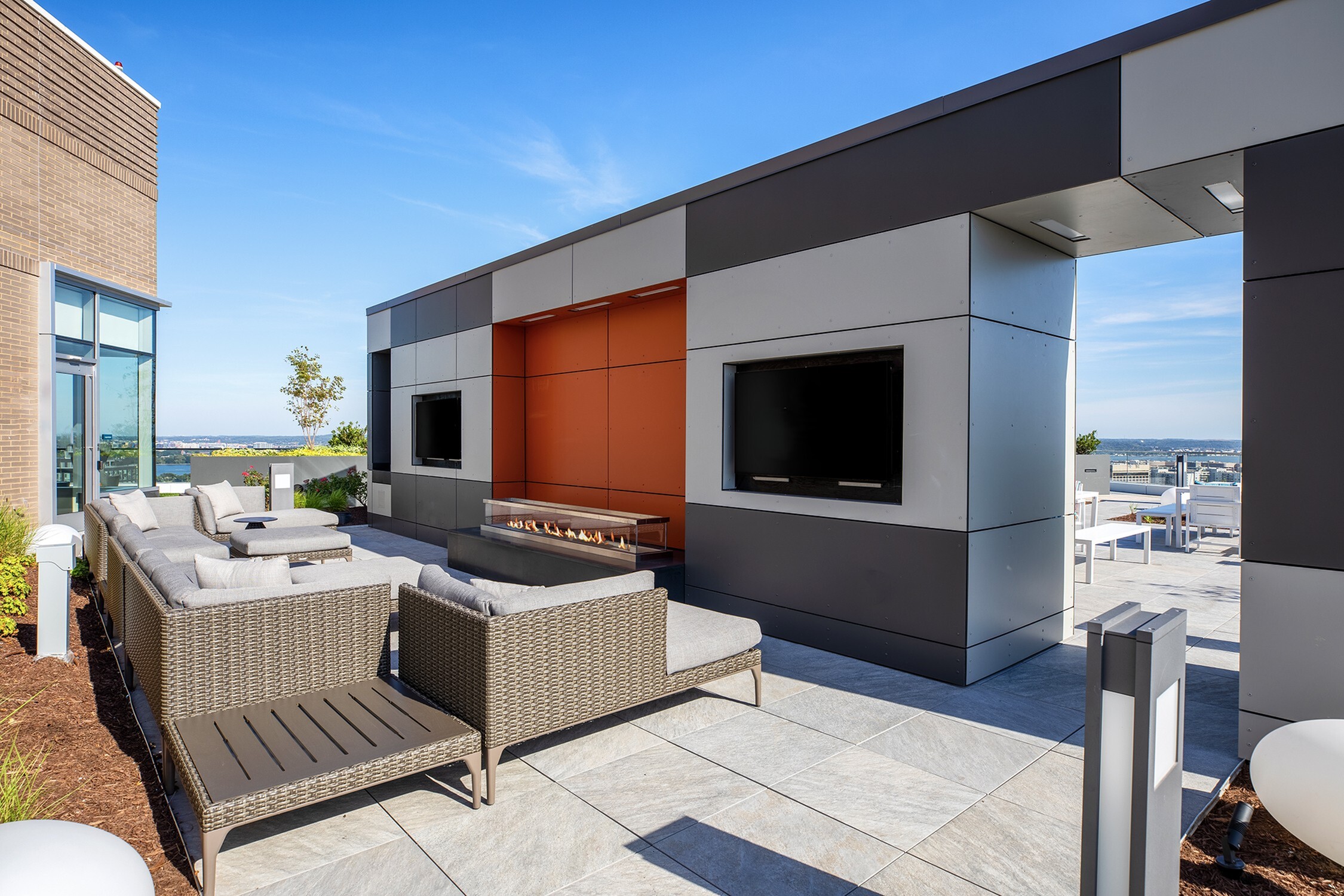 Rooftop lounge