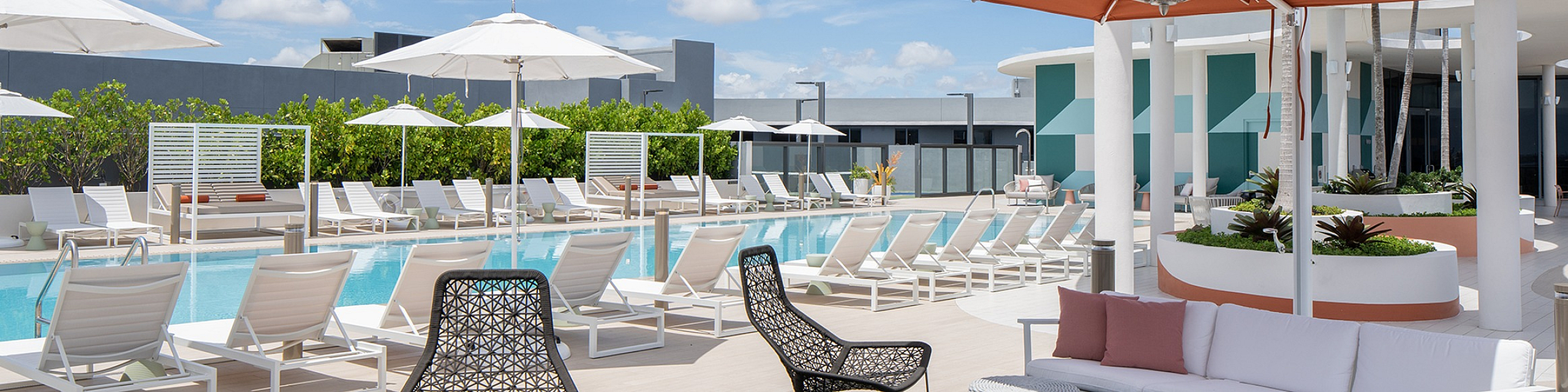 Rooftop pool