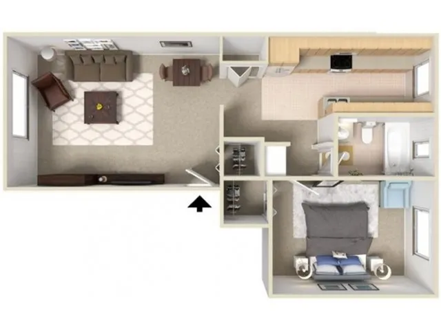 L-Shape Layout