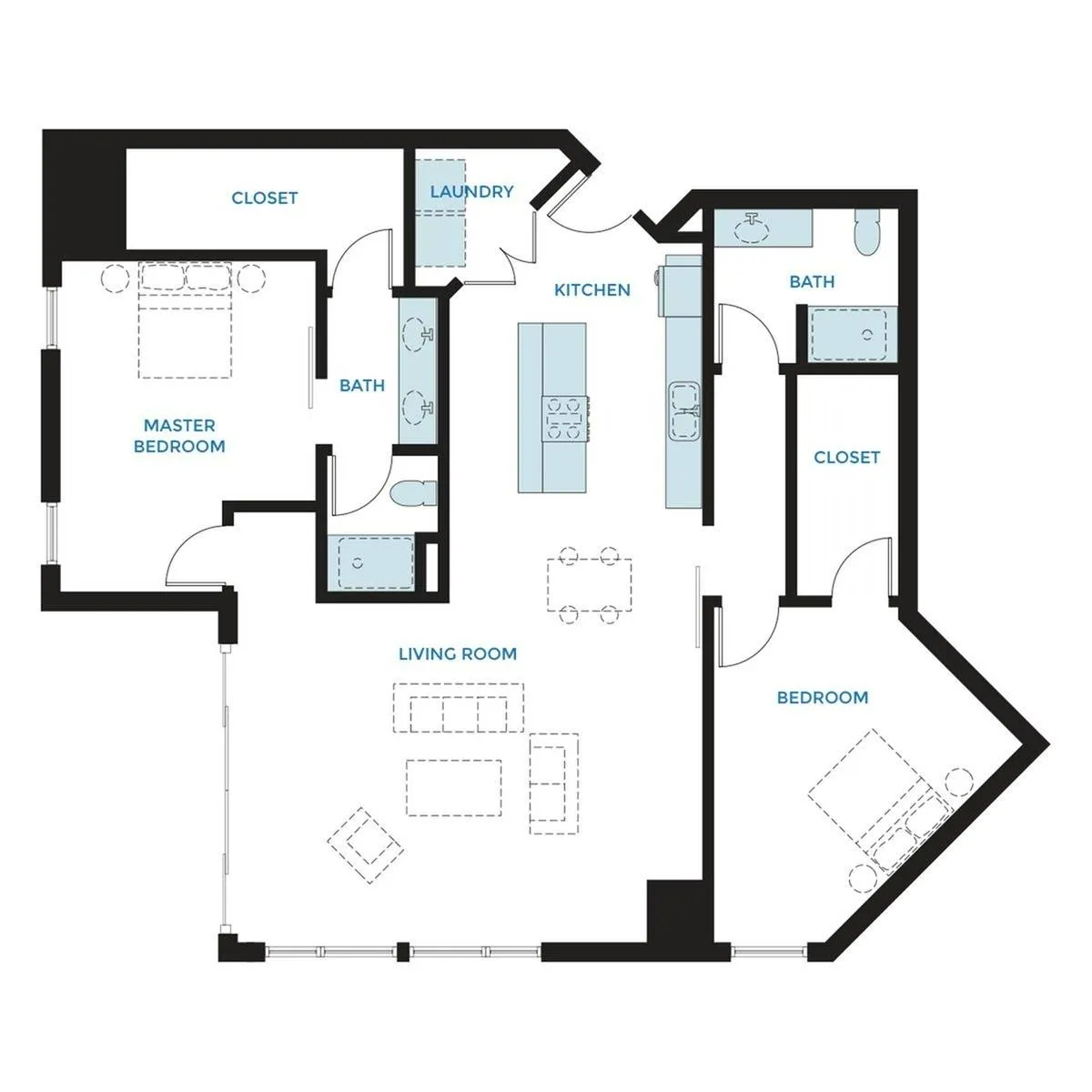 Waterside at RiverPark Place Apartments