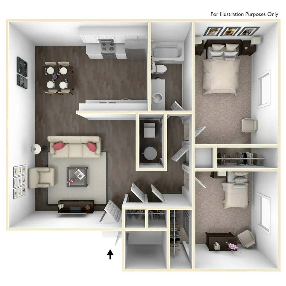 B1P floor plan