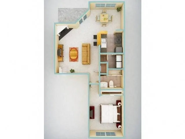 A1 Classic | The Residence at Turnberry | Columbus Apartments
