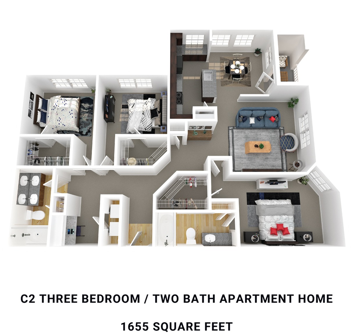 C2- 1,655 sqft