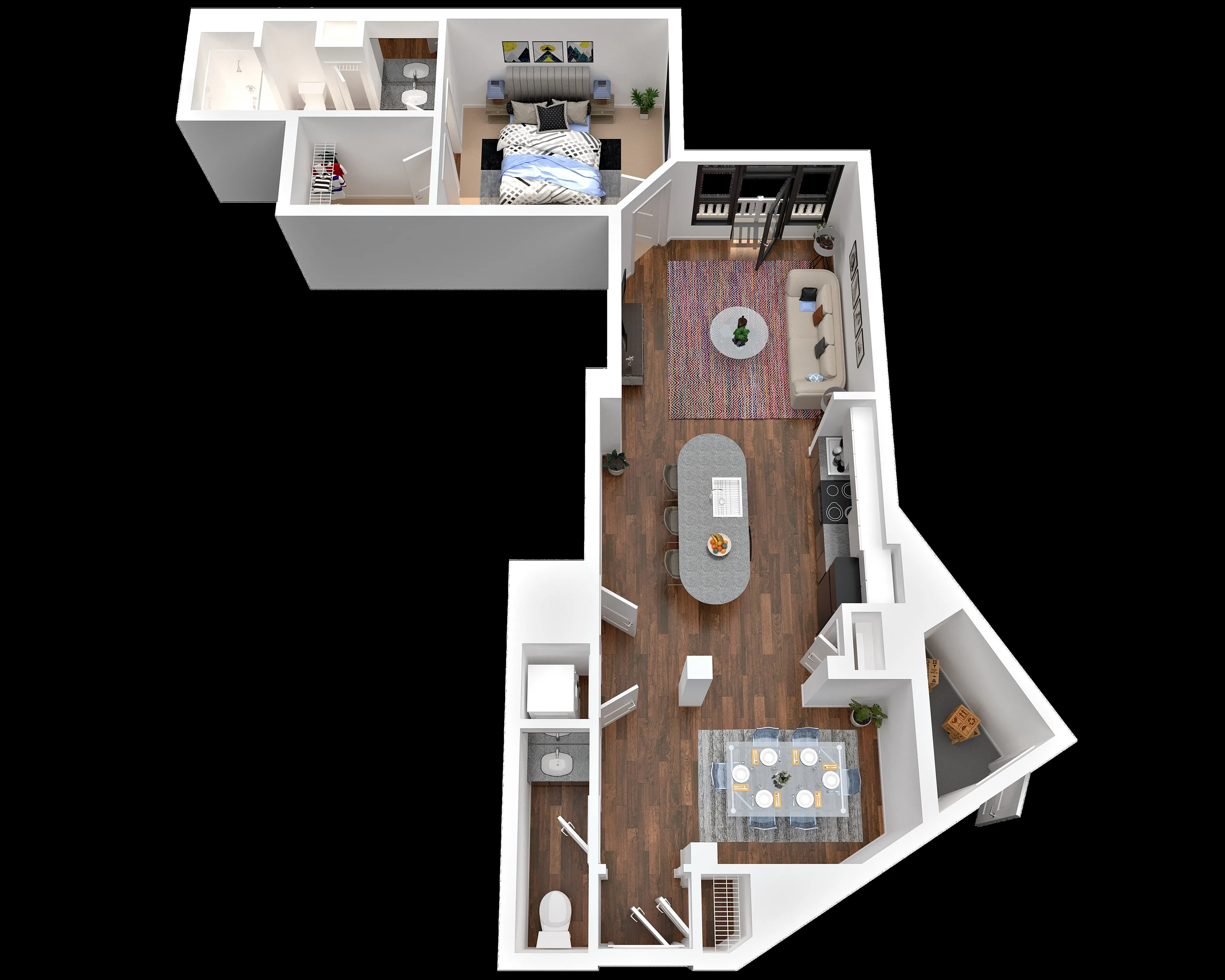 1x1C4 One Bedroom Maven at Wheaton