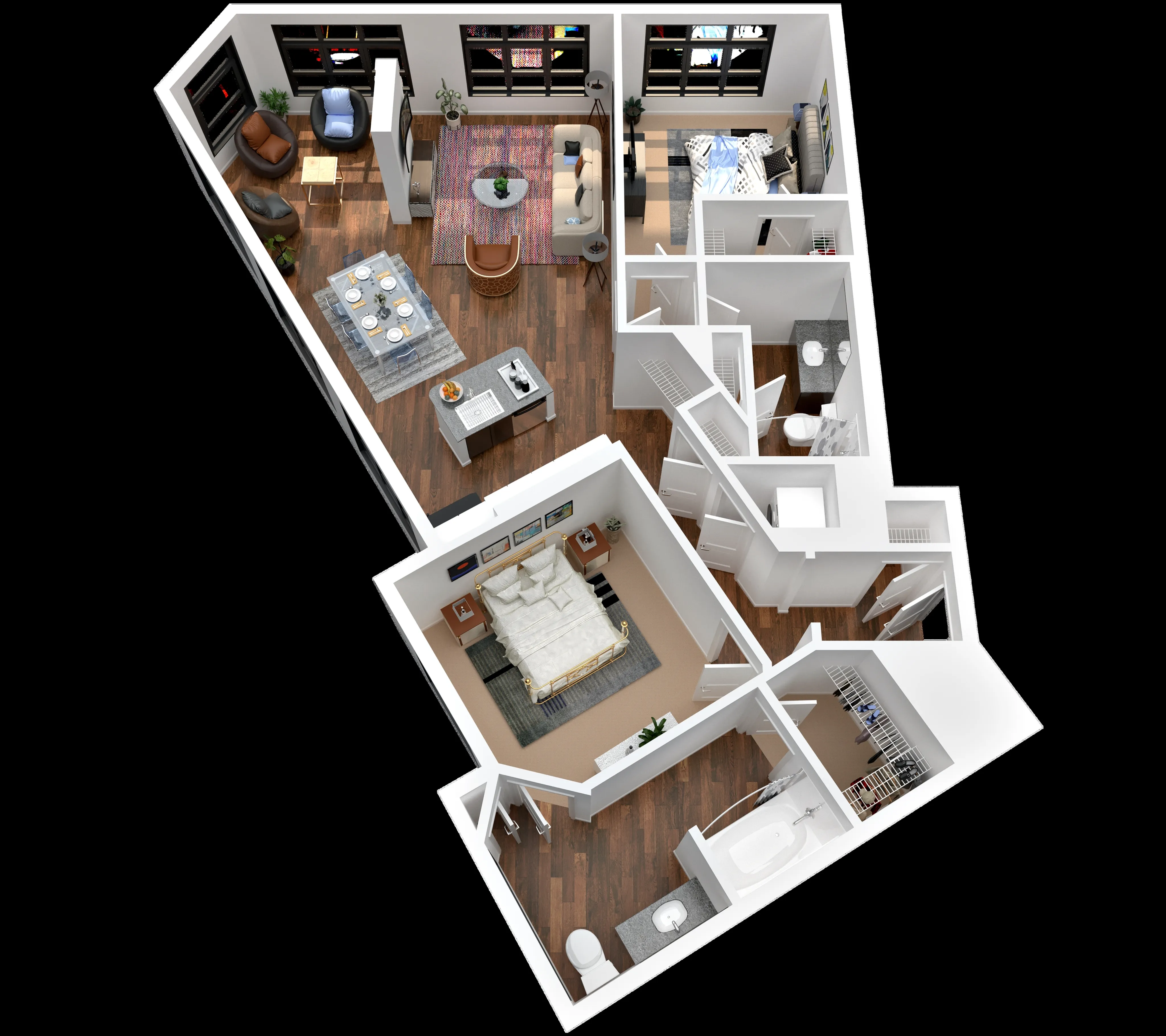 2x2D1 Two Bedroom Maven at Wheaton