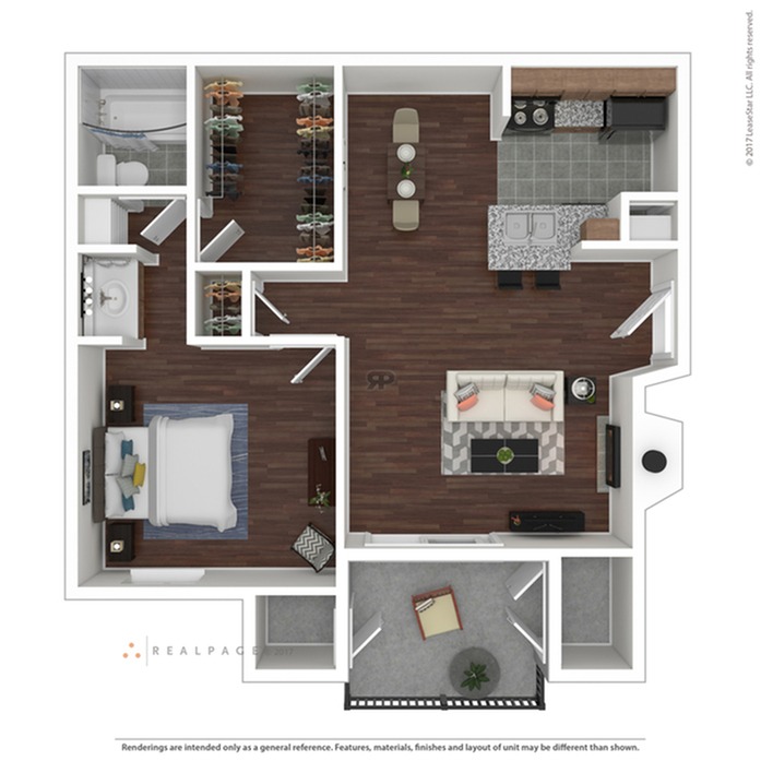 1 Bedroom | 1 Bath | 648 sqft