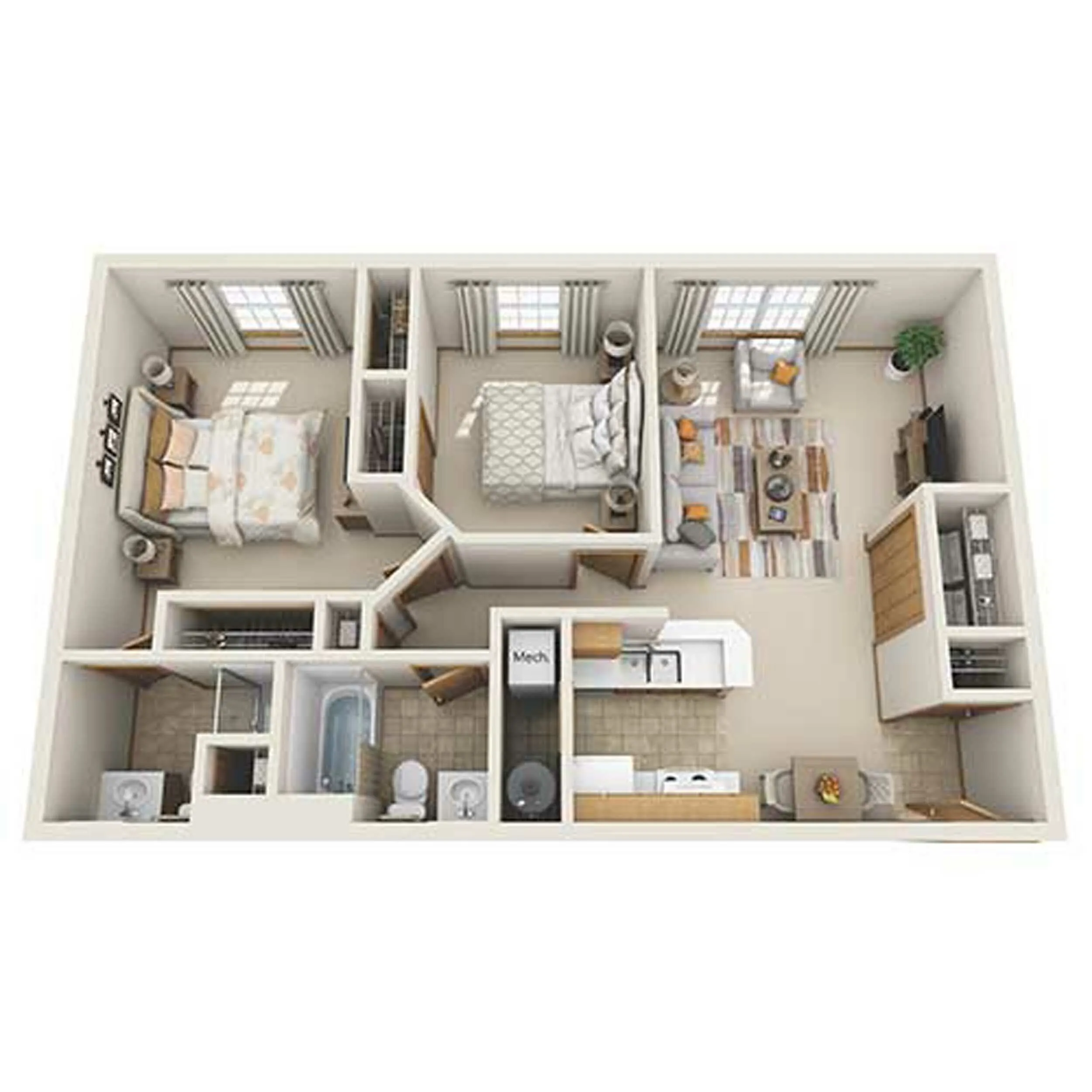 Two-Bedroom