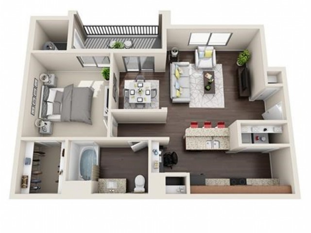 Newly Renovated, 820sqft, 1 bedroom/1 bathroom Lunaire Apartments | Goodyear, AZ Apartments