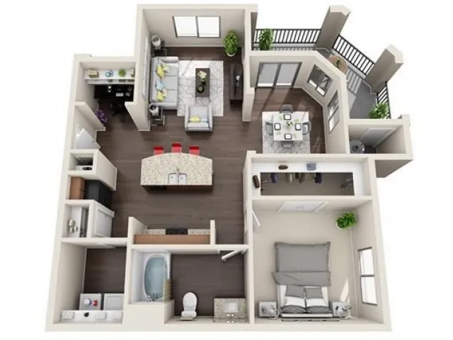 Newly Renovated, 955sqft, 1 bedroom/1 bathroom Lunaire Apartments | Goodyear, AZ Apartments