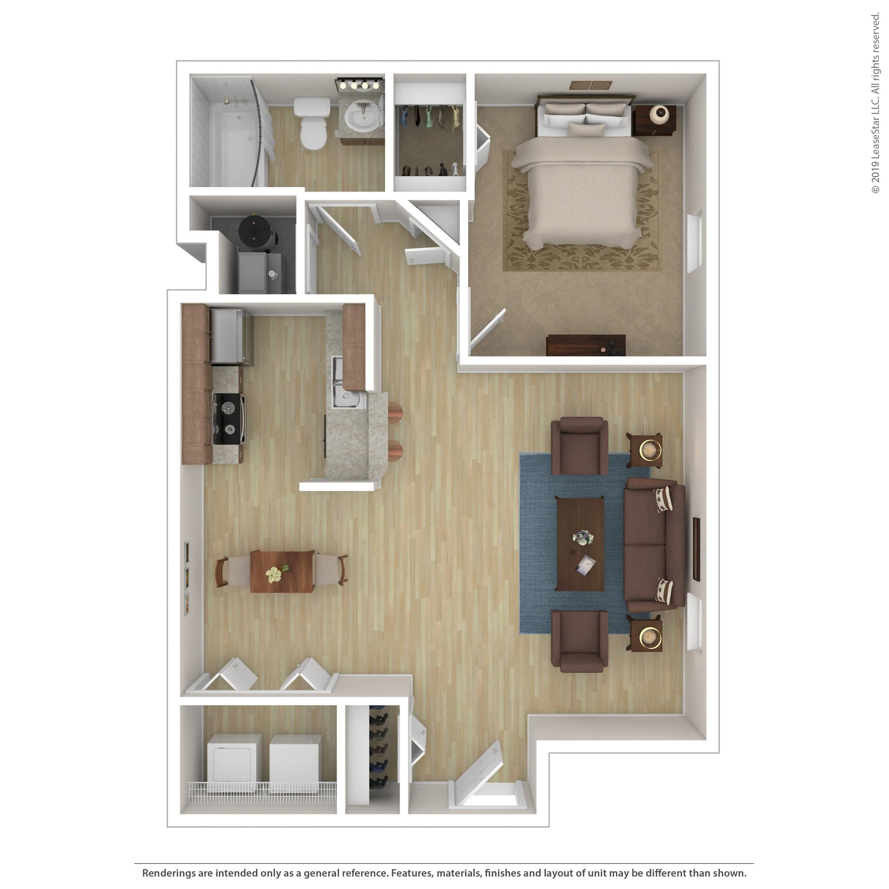 The Cascade 1 Bed Apartment Hilliard Station Apartments