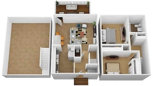 2 Bed TH
