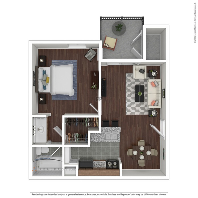 1 Bedroom | 1 Bath | 564 sqft