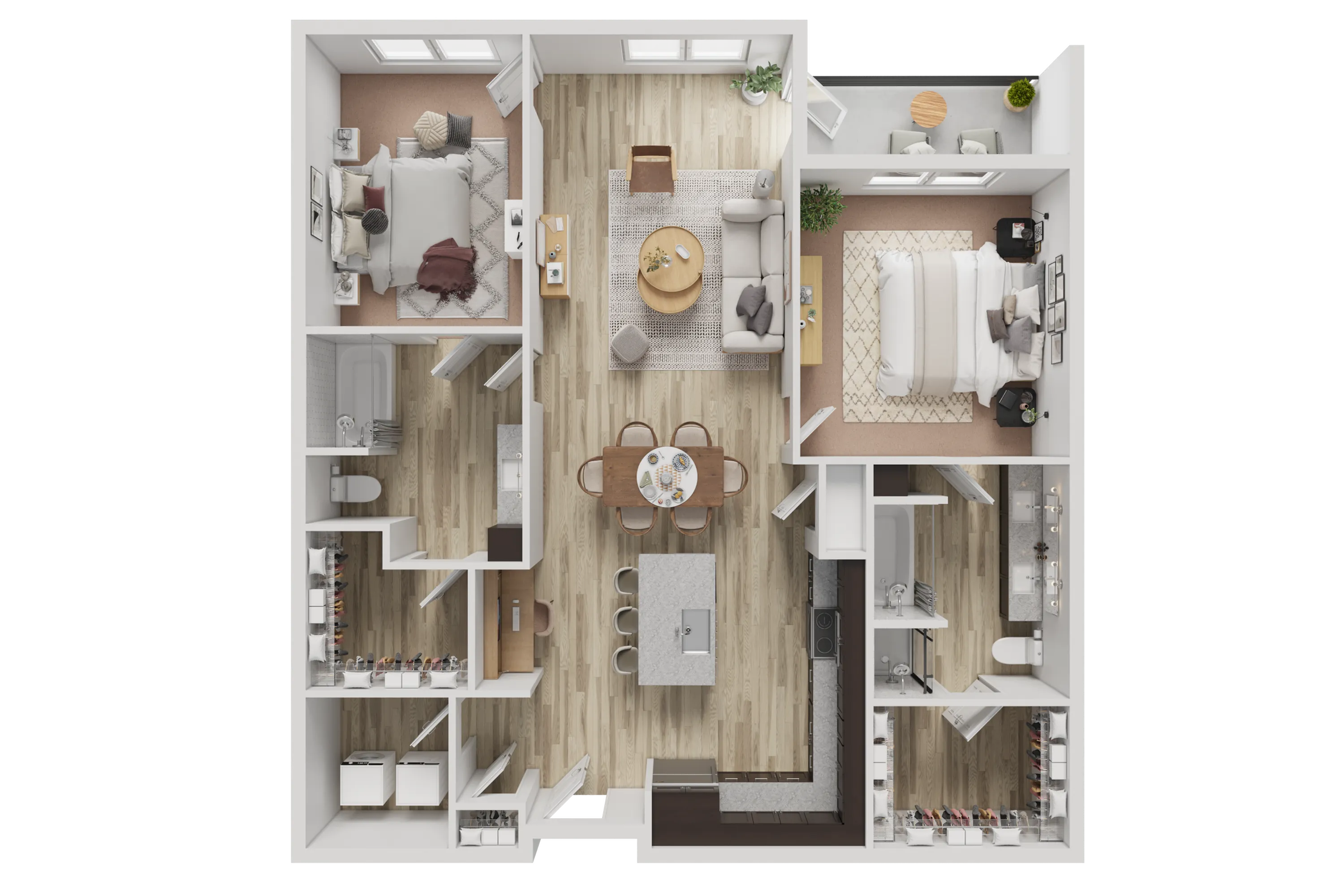 Baker Two floor plan