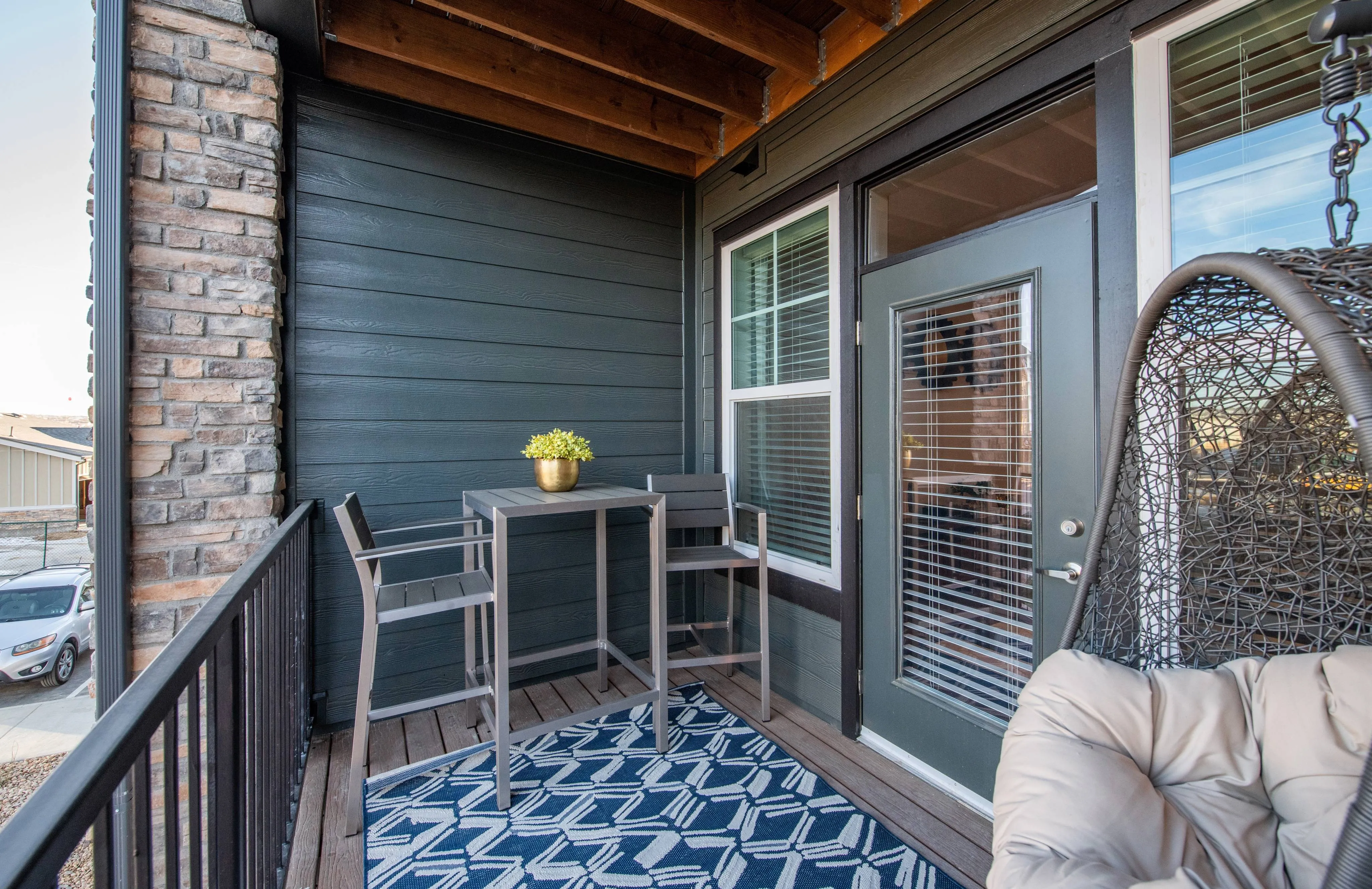 Private balconies and patios
