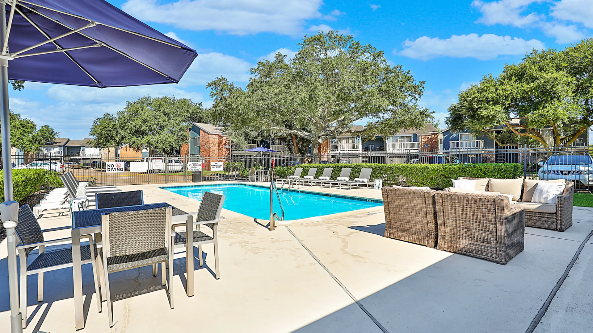 Resort Style Pool at Barringer Square apartments