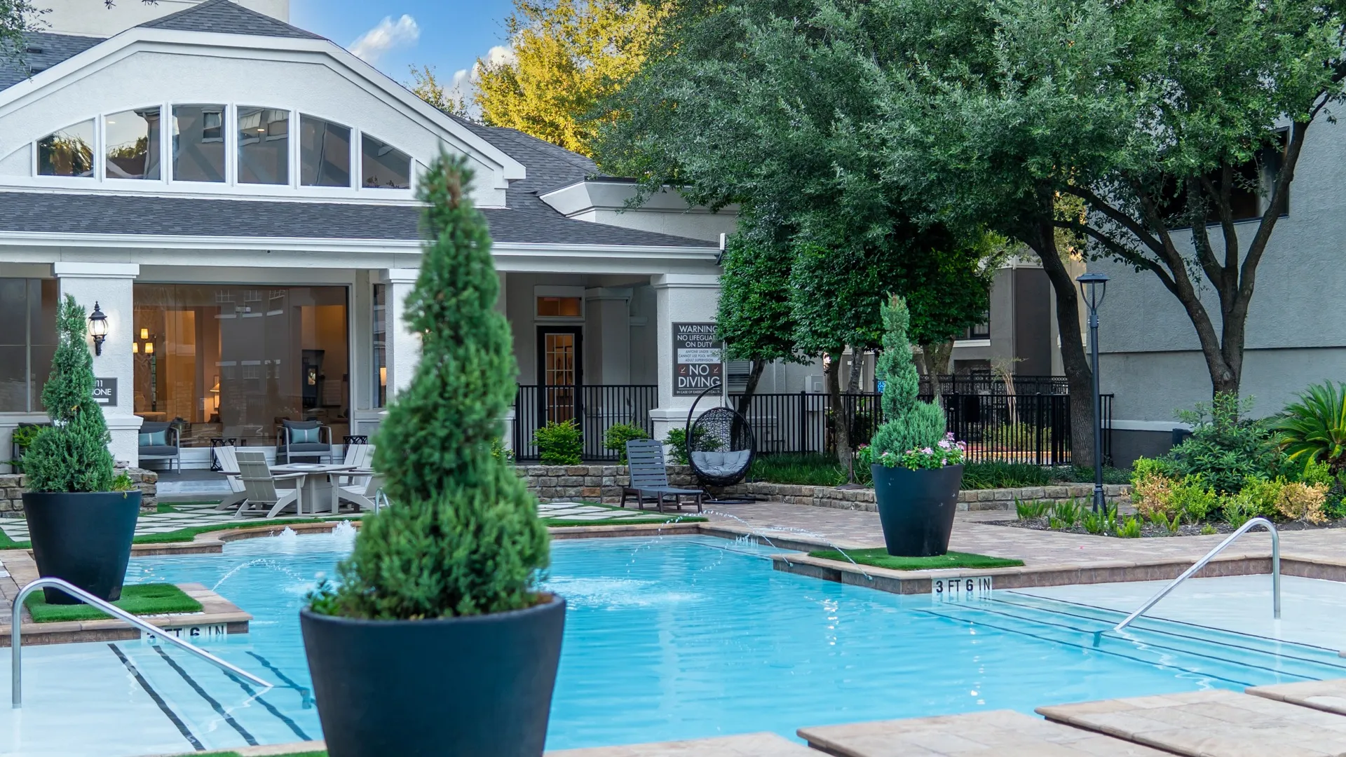 living room at Villas at Hermann Park | Apartments | Houston, TX